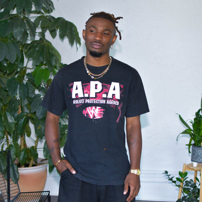 Vintage WWF APA "Cause We Want The Beer Money" Graphic T-Shirt