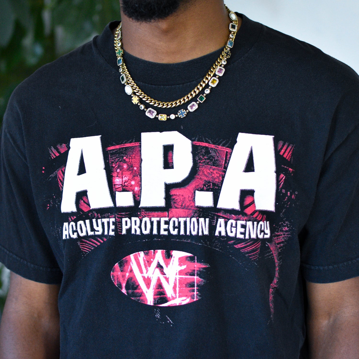Vintage WWF APA "Cause We Want The Beer Money" Graphic T-Shirt