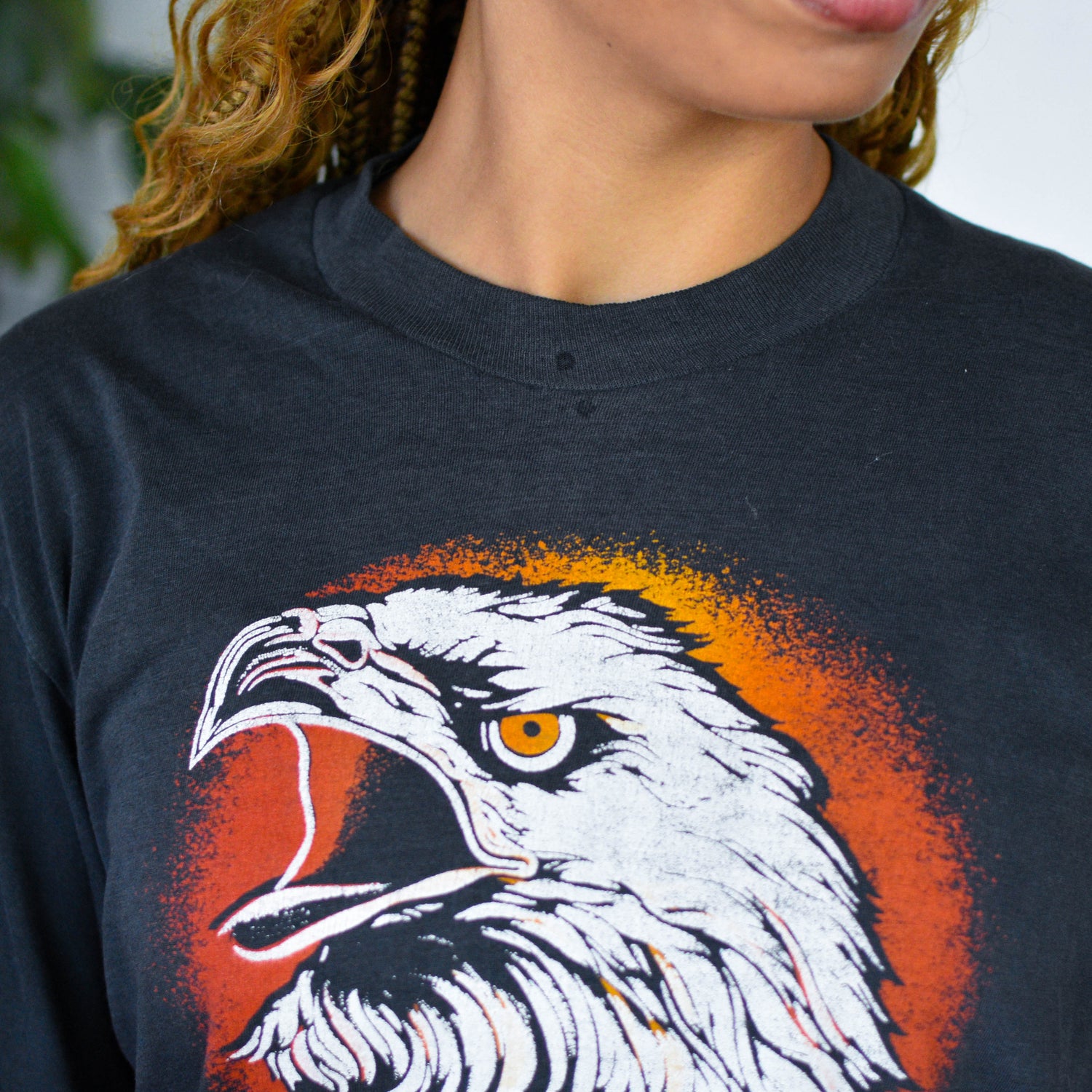 Vintage 1984 Sturgis Black Hills Classic Eagle Graphic T-Shirt
