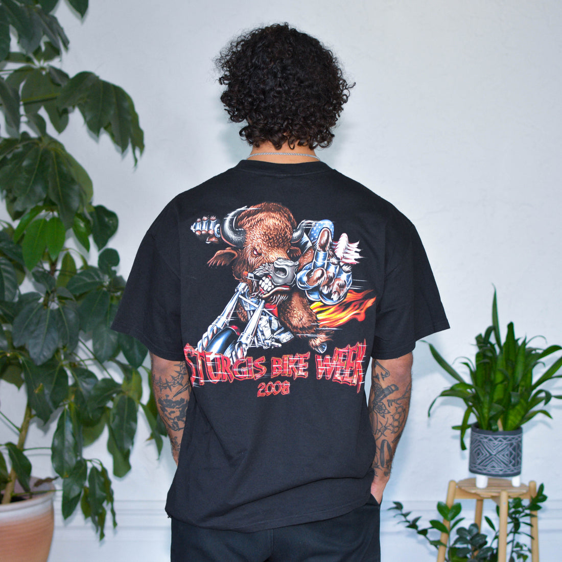 Vintage 2008 Sturgis Bike Week Graphic T-Shirt