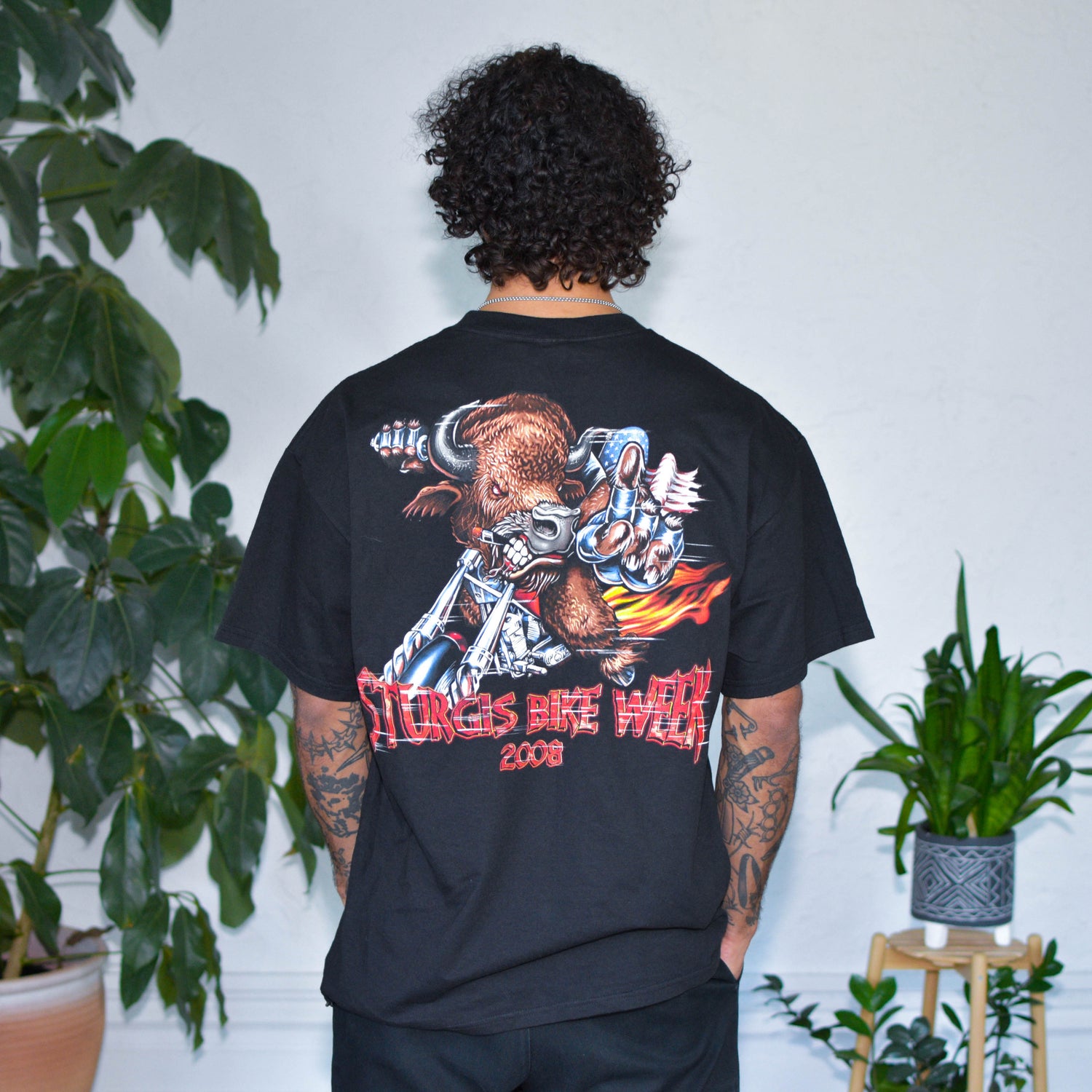 Vintage 2008 Sturgis Bike Week Graphic T-Shirt