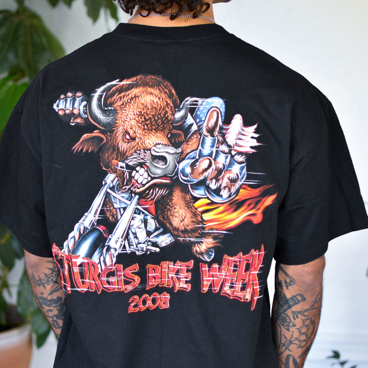 Vintage 2008 Sturgis Bike Week Graphic T-Shirt