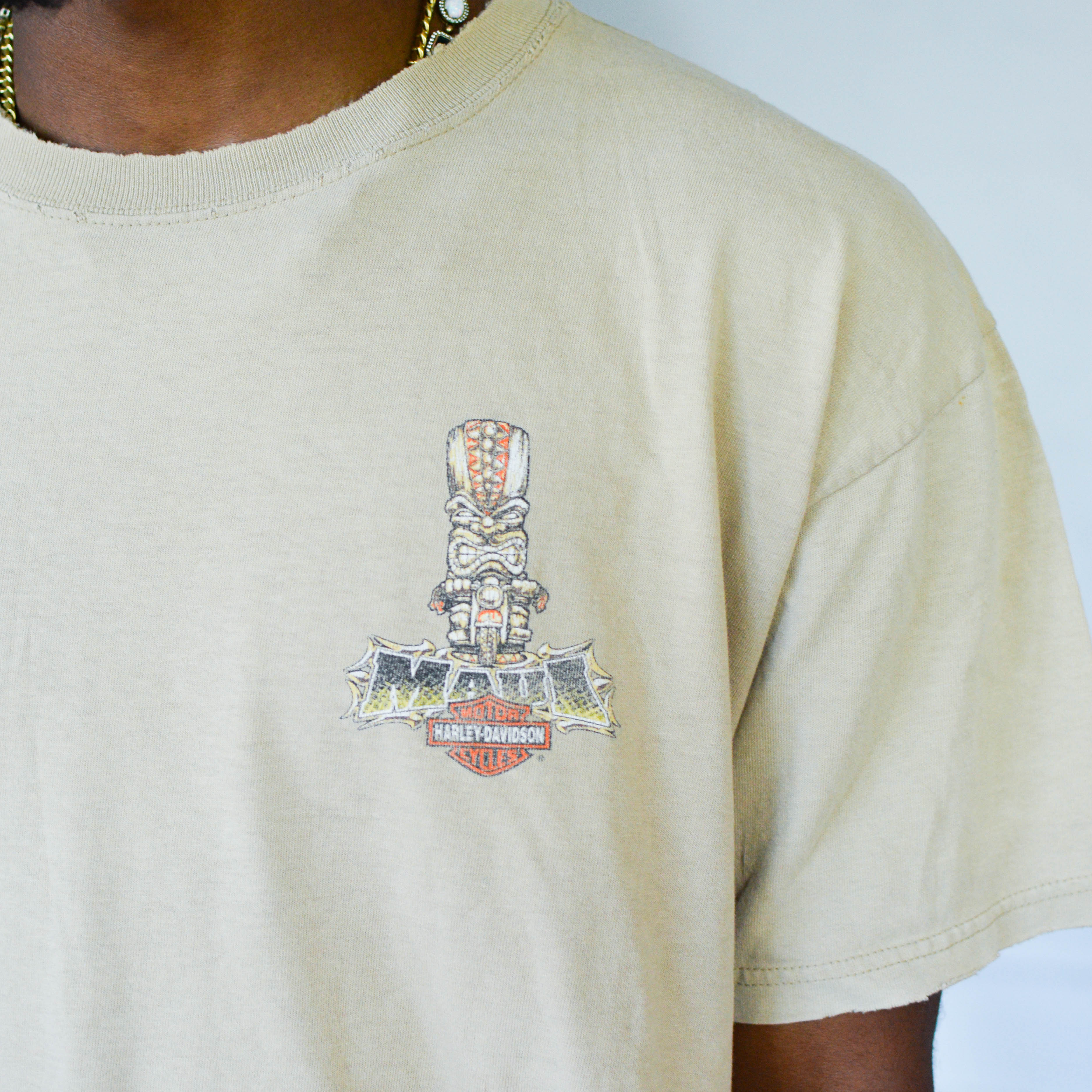 Y2K Harley Davidson Maui Graphic T-Shirt