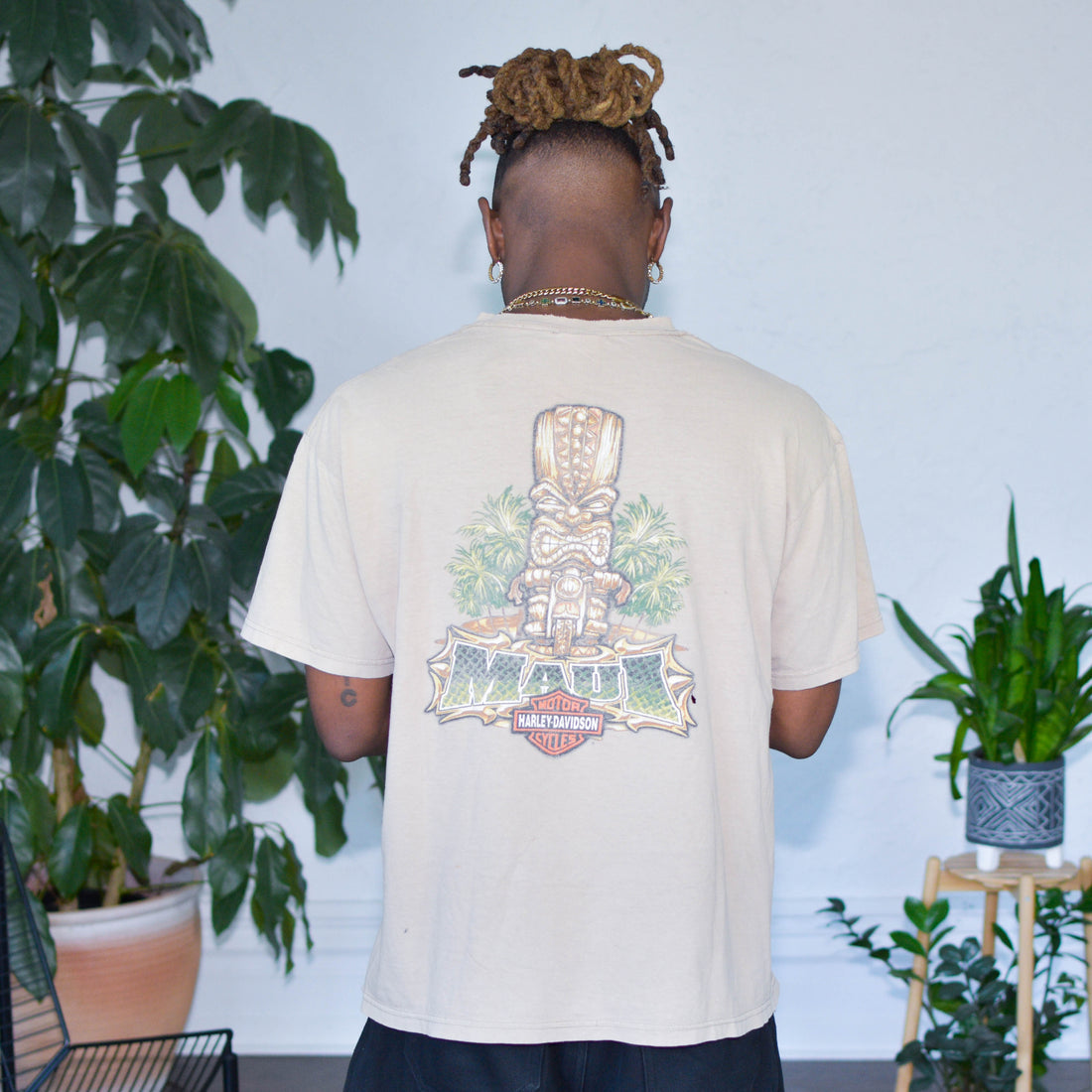 Y2K Harley Davidson Maui Graphic T-Shirt