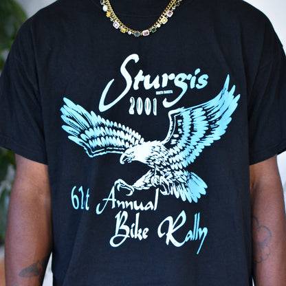 Y2K 2001 61st Annual Sturgis Bike Rally Graphic T-Shirt