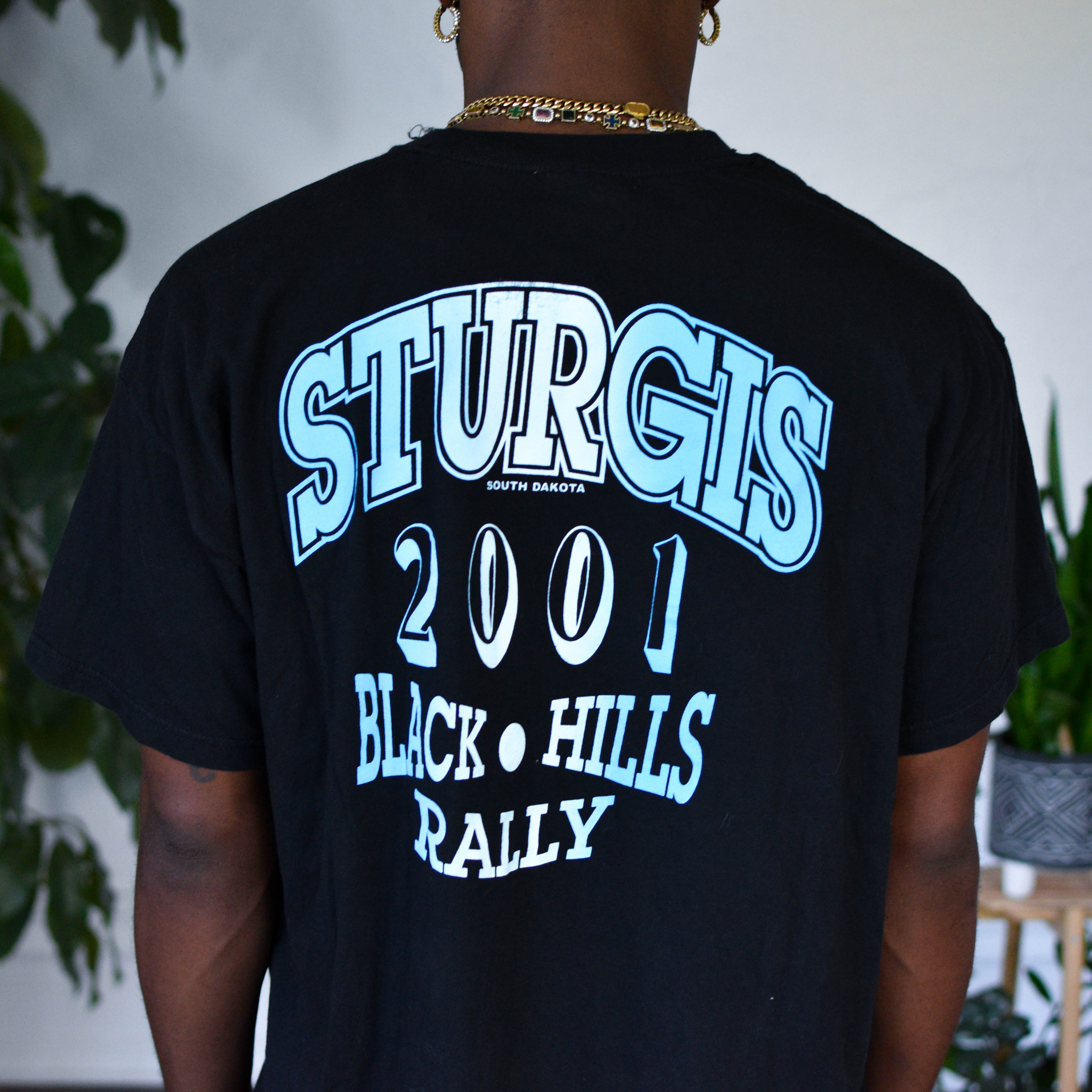 Y2K 2001 61st Annual Sturgis Bike Rally Graphic T-Shirt