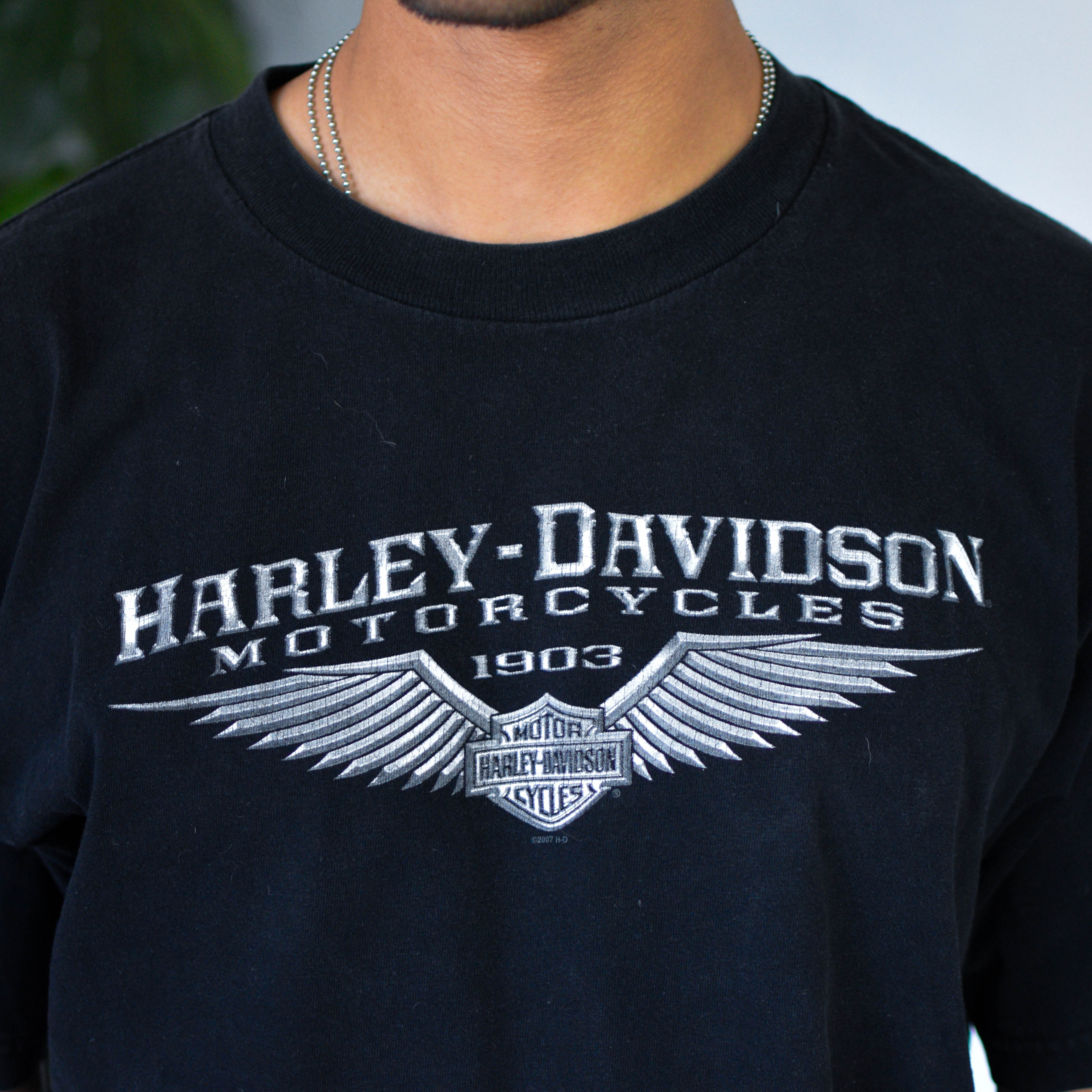 Vintage 2007 Harley Davidson United Arab Emirates Graphic T-Shirt