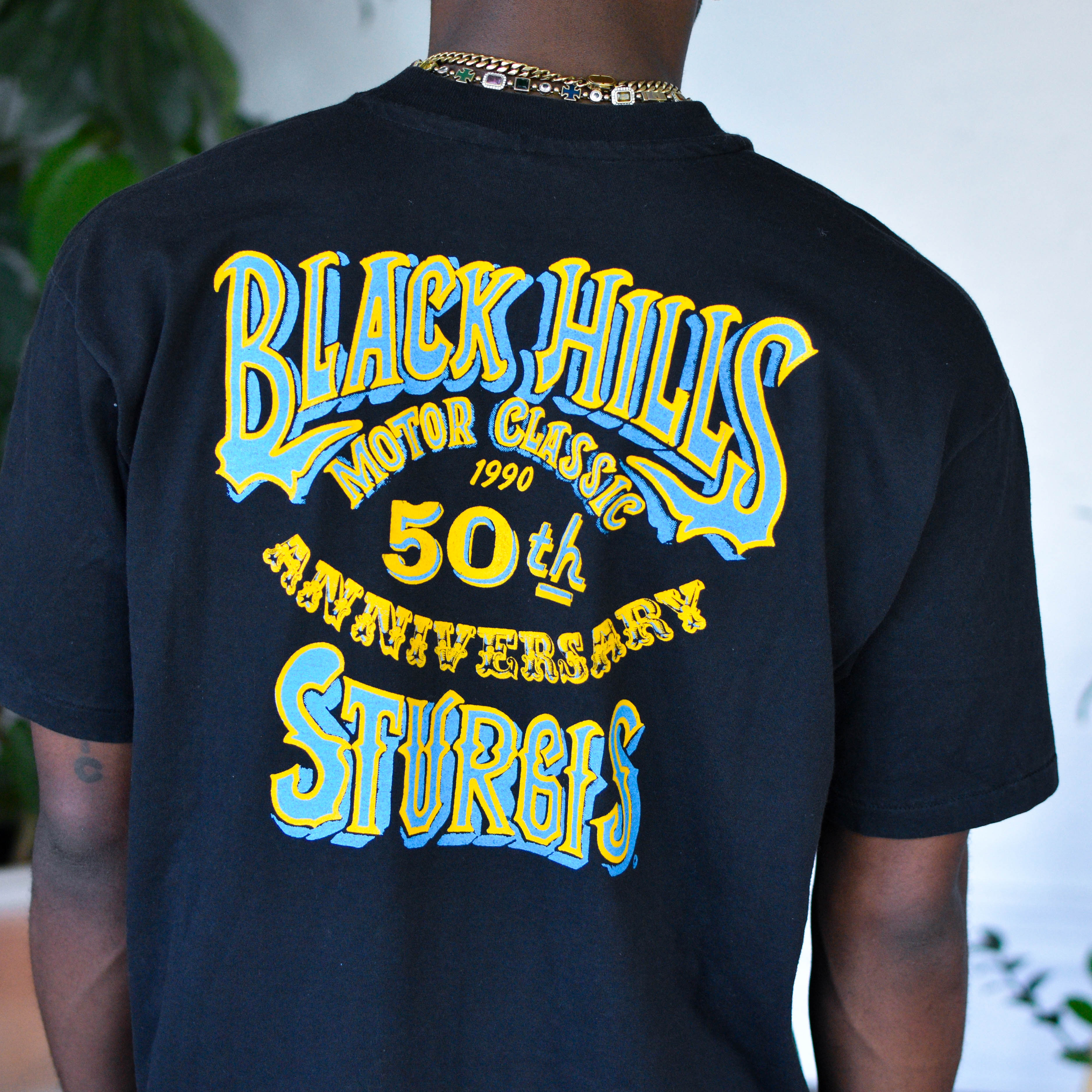 Vintage 1990 50th Anniversary Sturgis Bike Rally Graphic T-Shirt