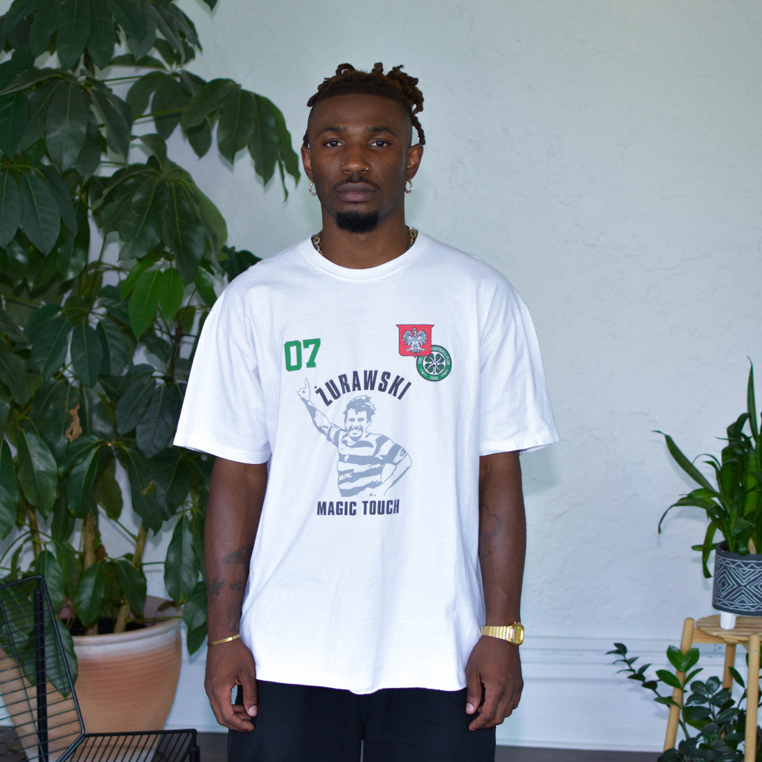 Vintage Maciej Zurawski Celtic F.C. T-Shirt