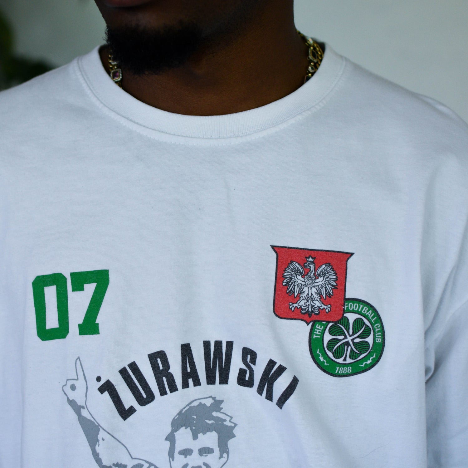 Vintage Maciej Zurawski Celtic F.C. T-Shirt