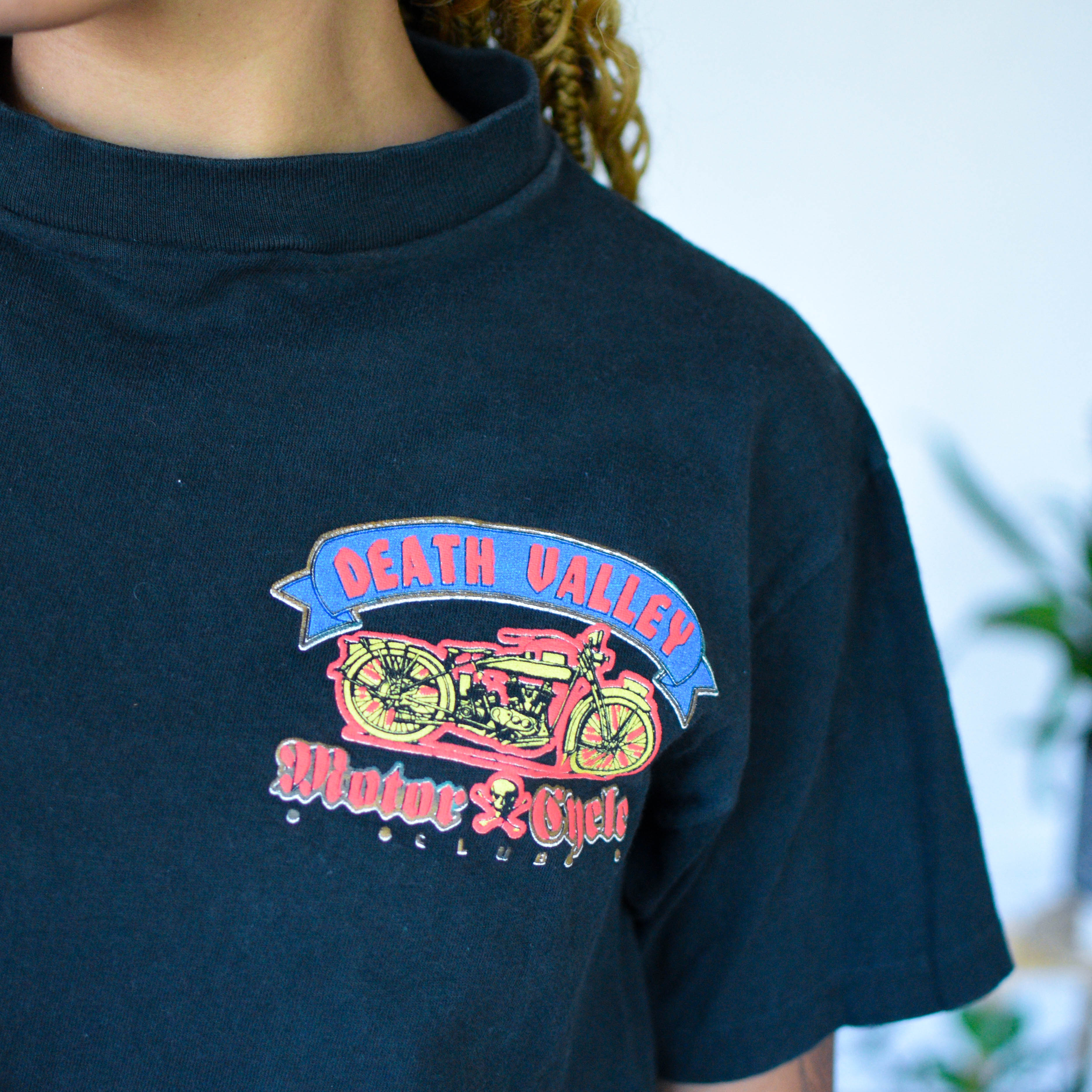Vintage 1992 Death Valley Motorcycle Club Graphic T-Shirt