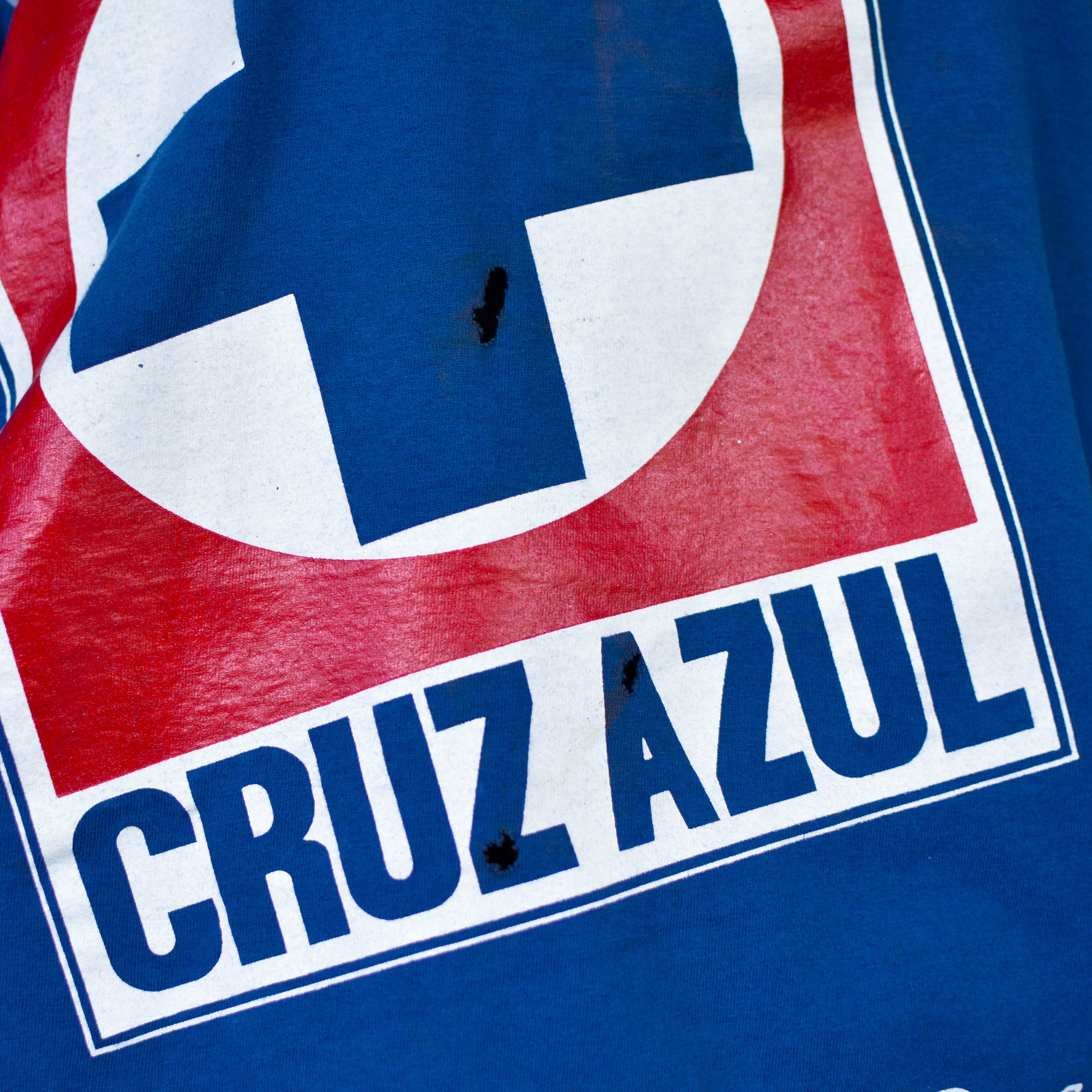 Vintage Cruz Azul AOP Graphic T-Shirt
