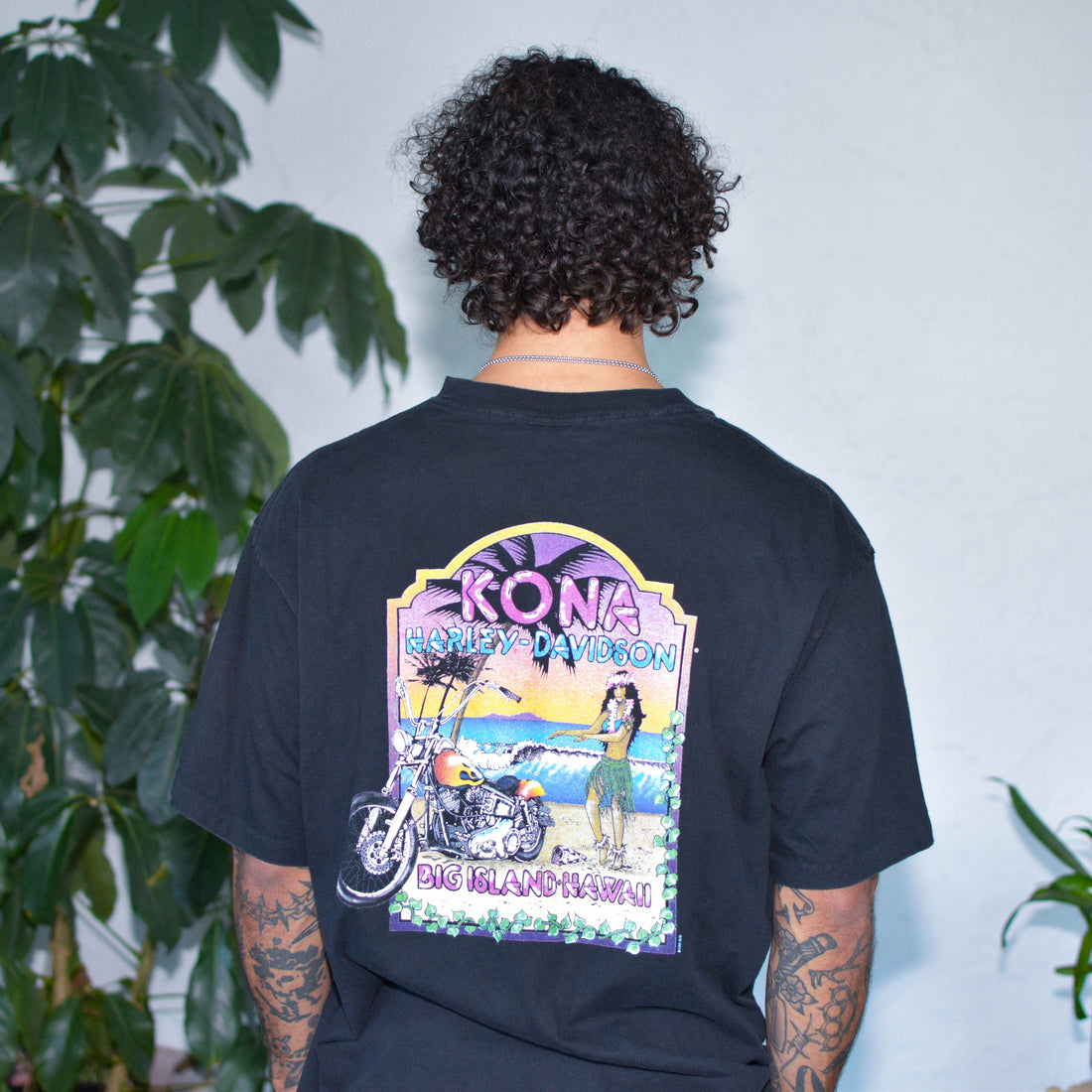 Vintage 1995 Harley Davidson Big Island Hawaii Graphic T-Shirt