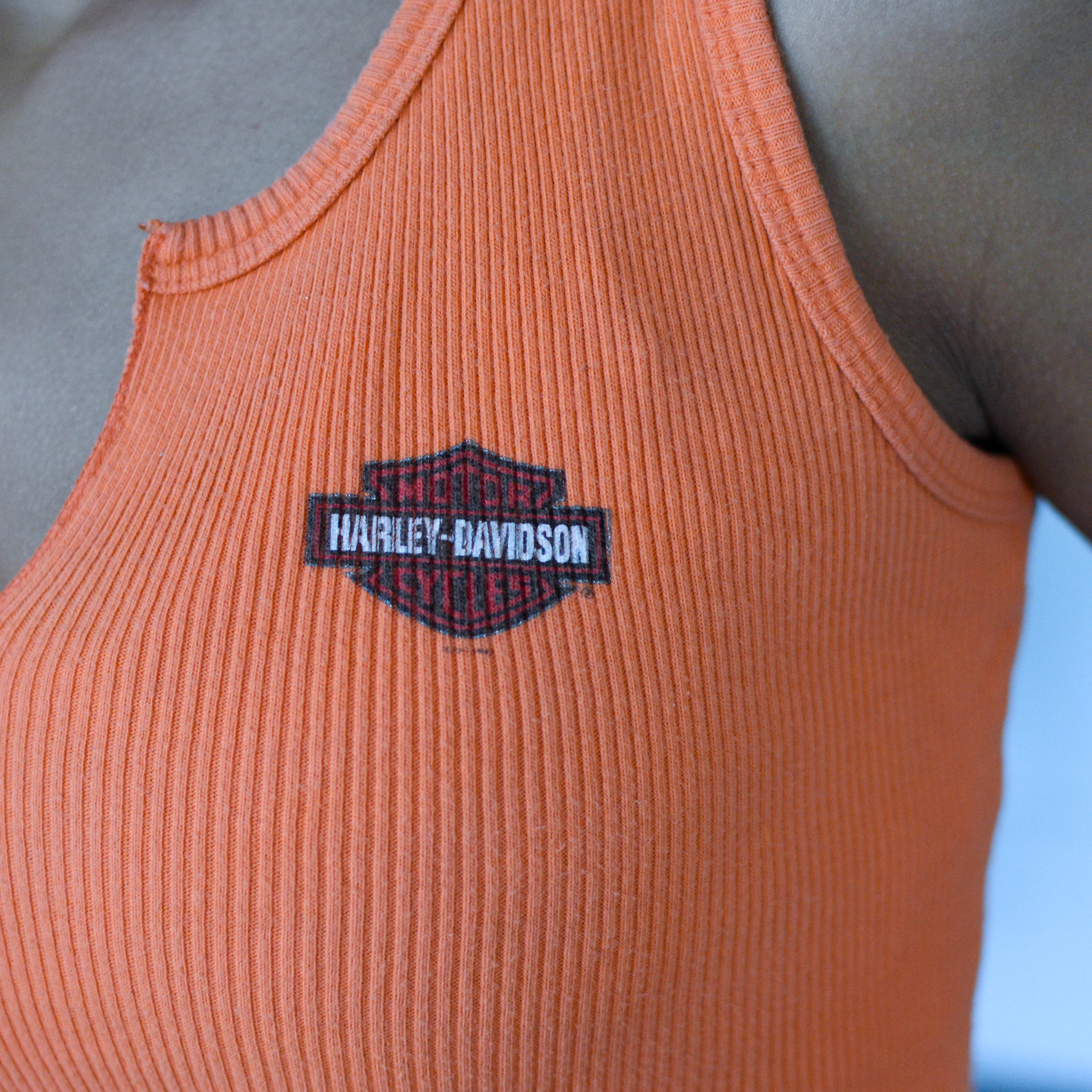 Vintage 2004 Femme Harley Davidson Ribbed Top