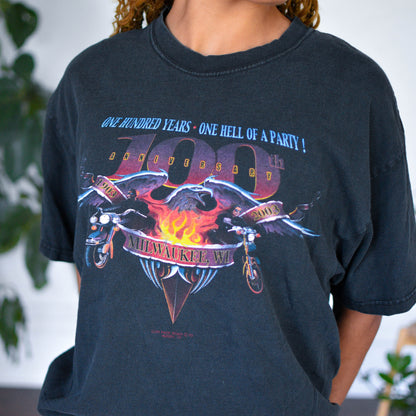 Vintage 2003 Harley Davidson 100-Year Anniversary T-Shirt