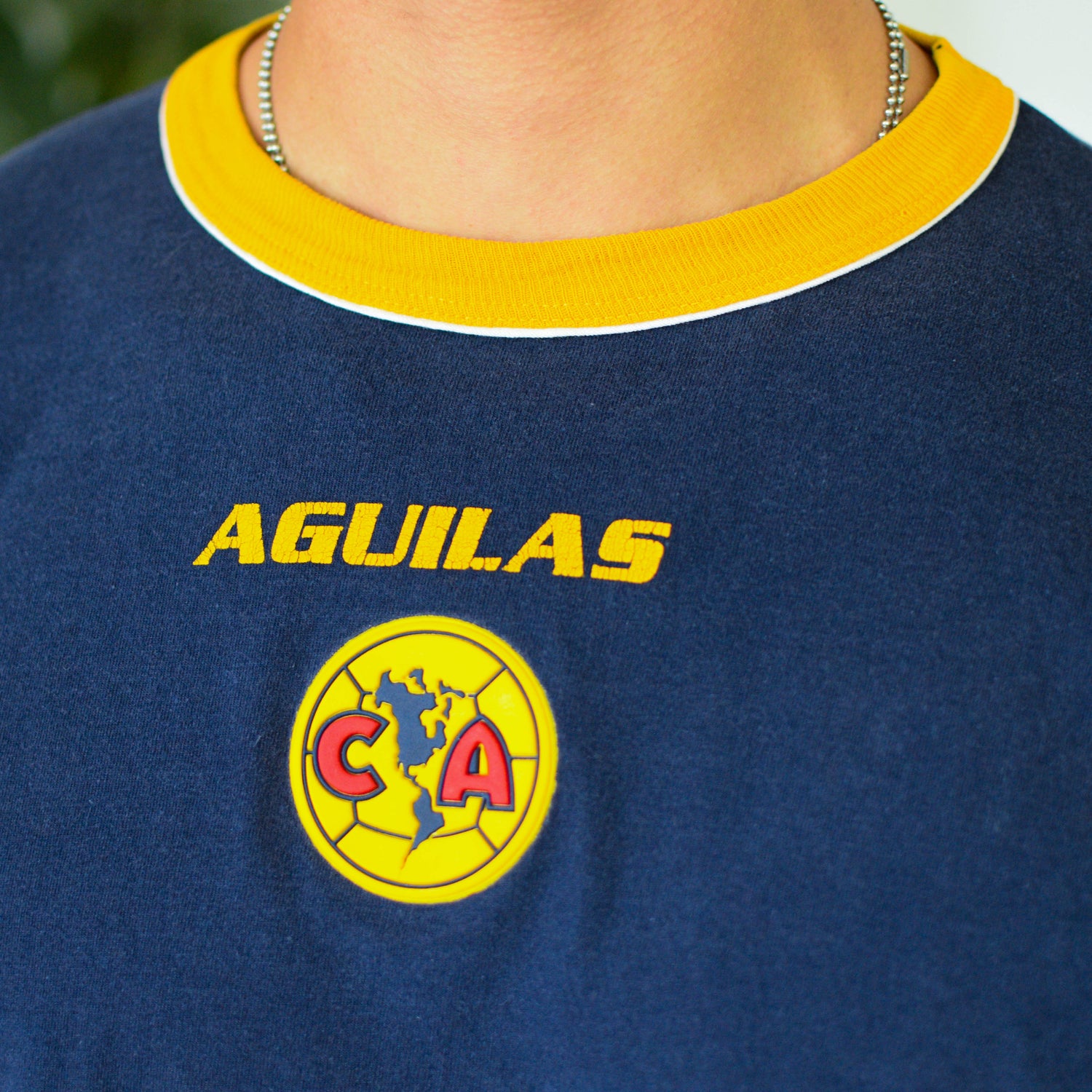 Vintage Club America Long Sleeve Ringer T-Shirt
