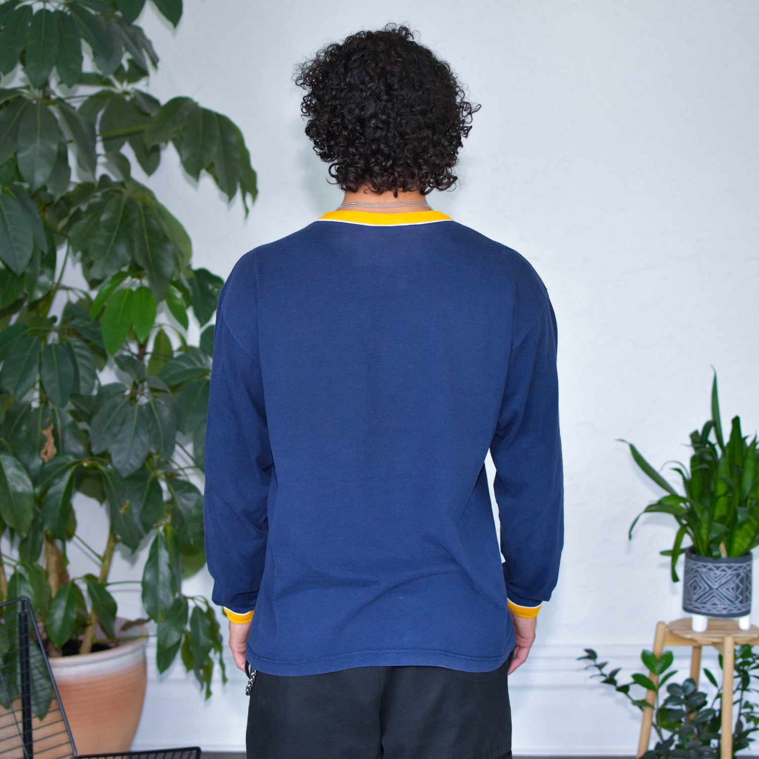 Vintage Club America Long Sleeve Ringer T-Shirt