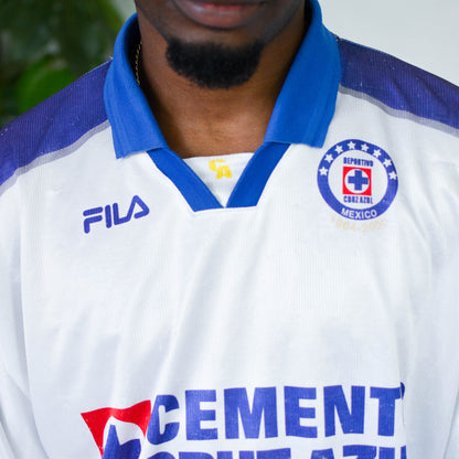 Vintage 2000 Cruz Azul Fila White Jersey
