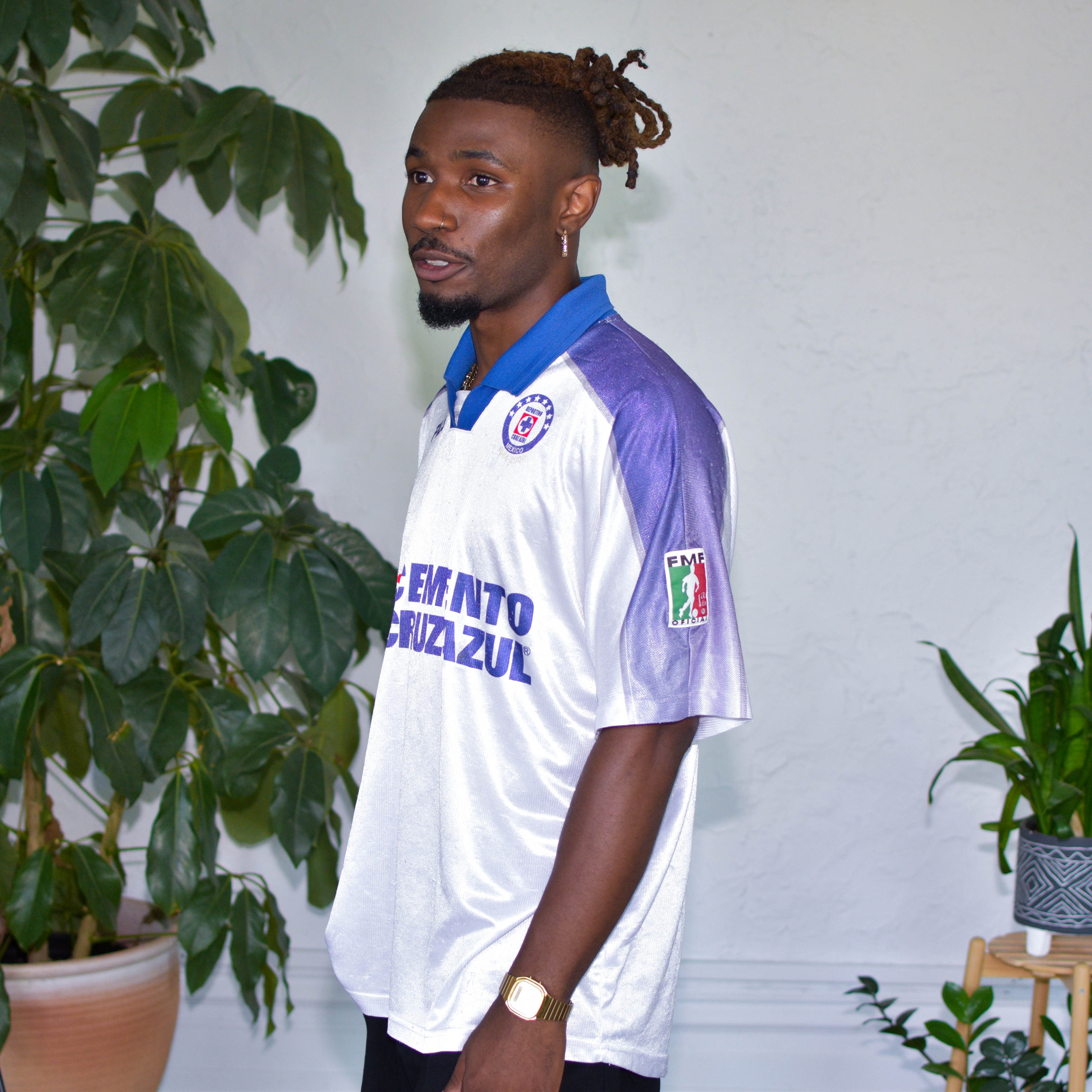 Vintage 2000 Cruz Azul Fila White Jersey