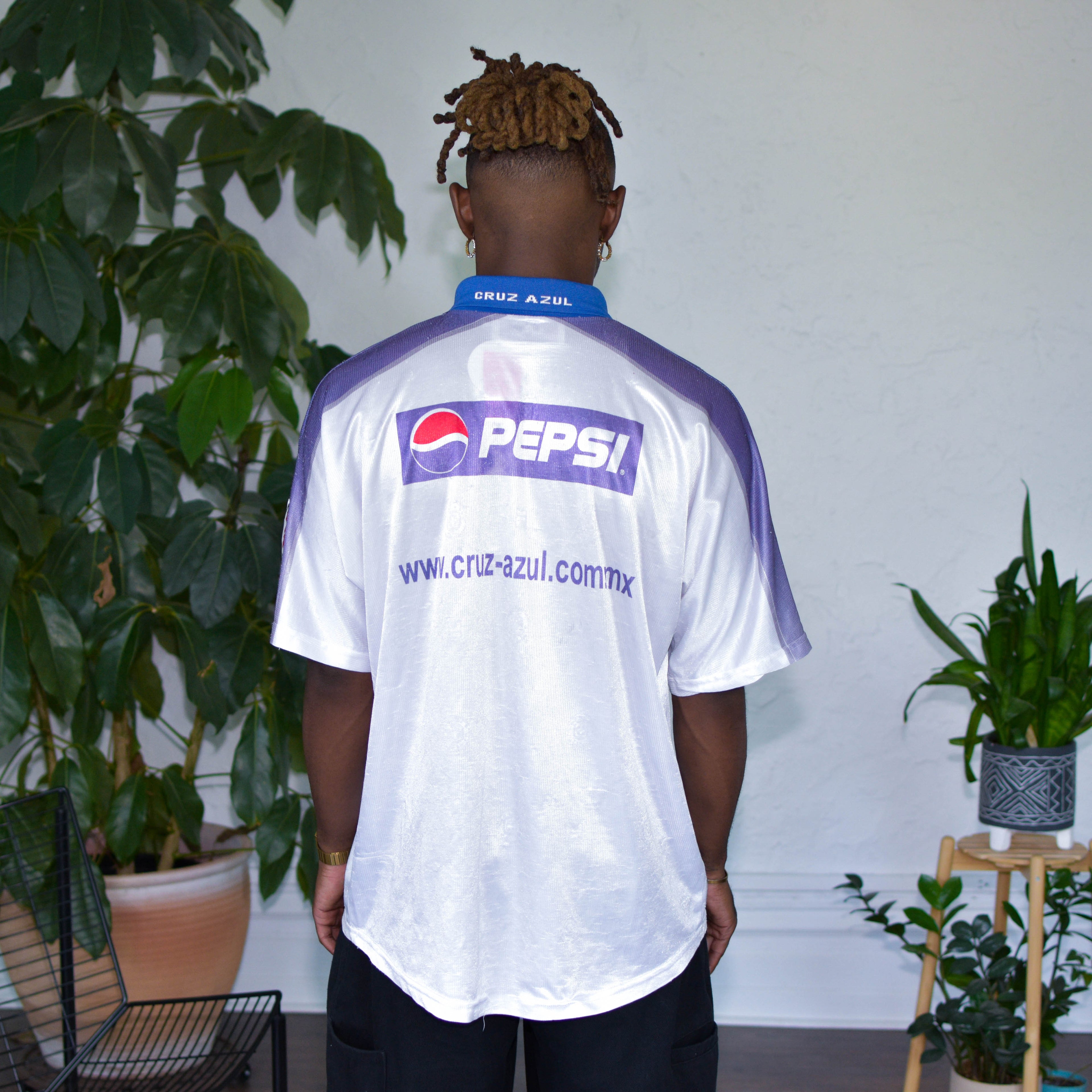 Vintage 2000 Cruz Azul Fila White Jersey
