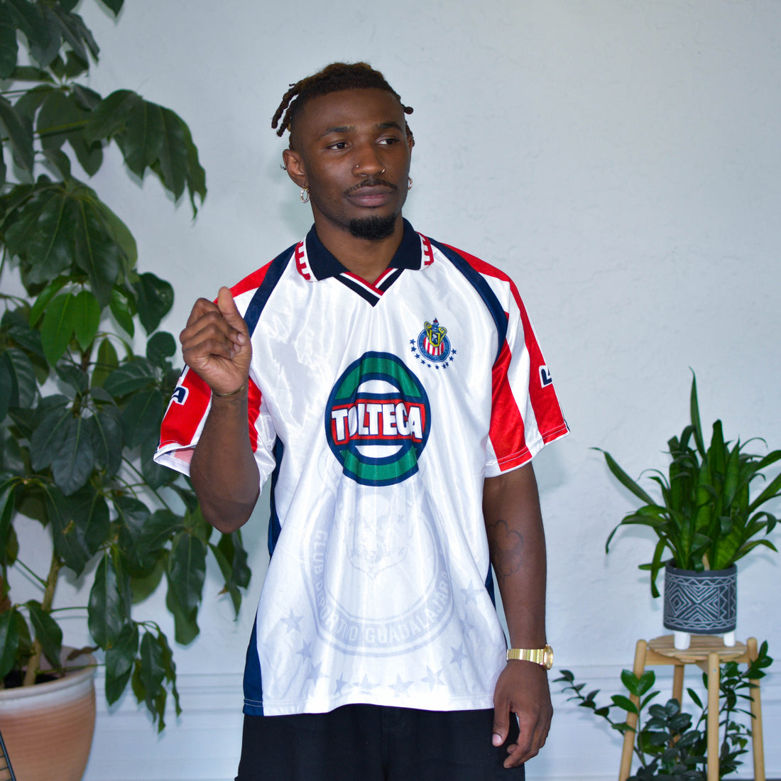 Vintage 2000 Chivas de Guadalajara Replica White Jersey