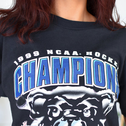 Vintage 1999 University of Maine Hockey National Champions T-Shirt