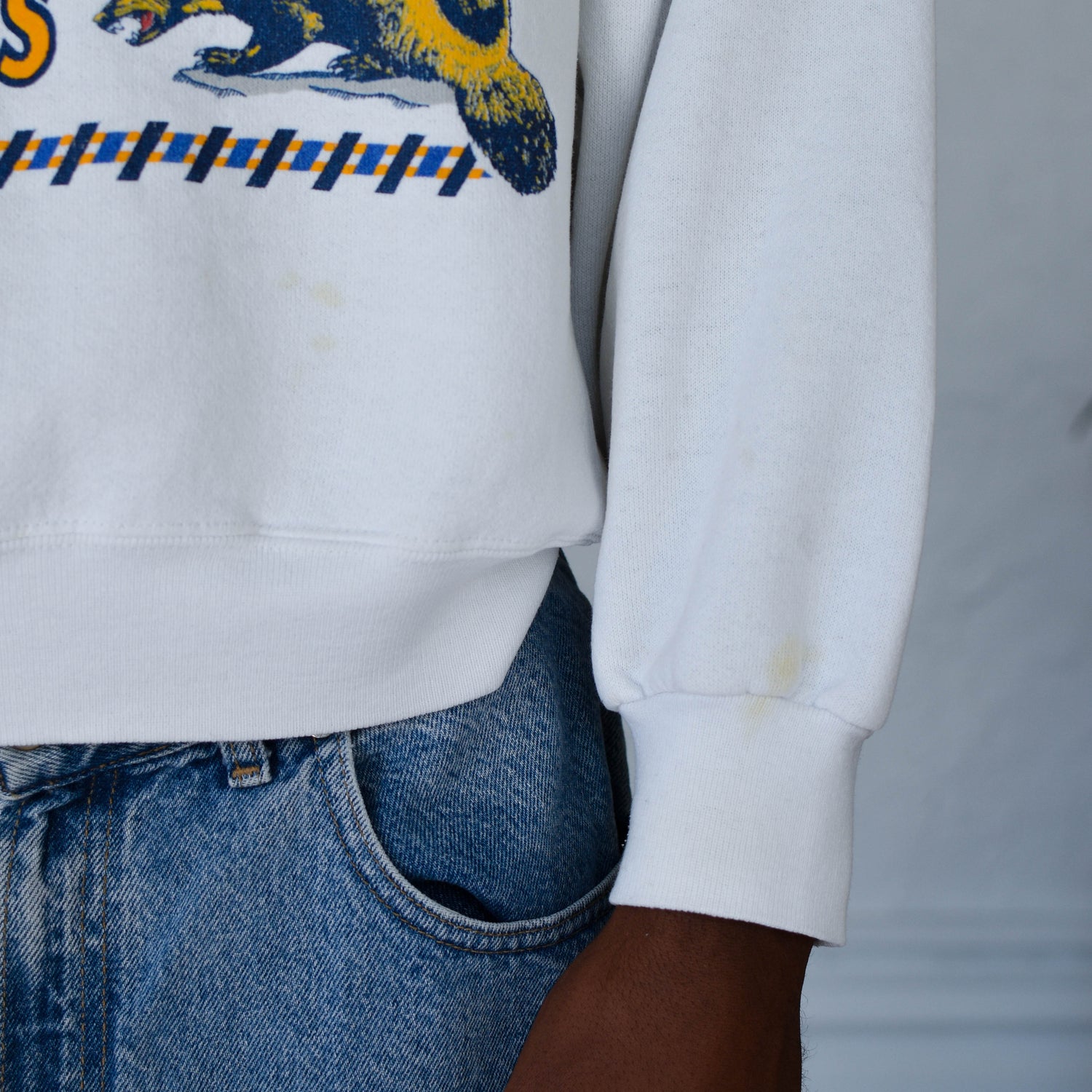 Vintage 90s University of Michigan Gray Sweatshirt