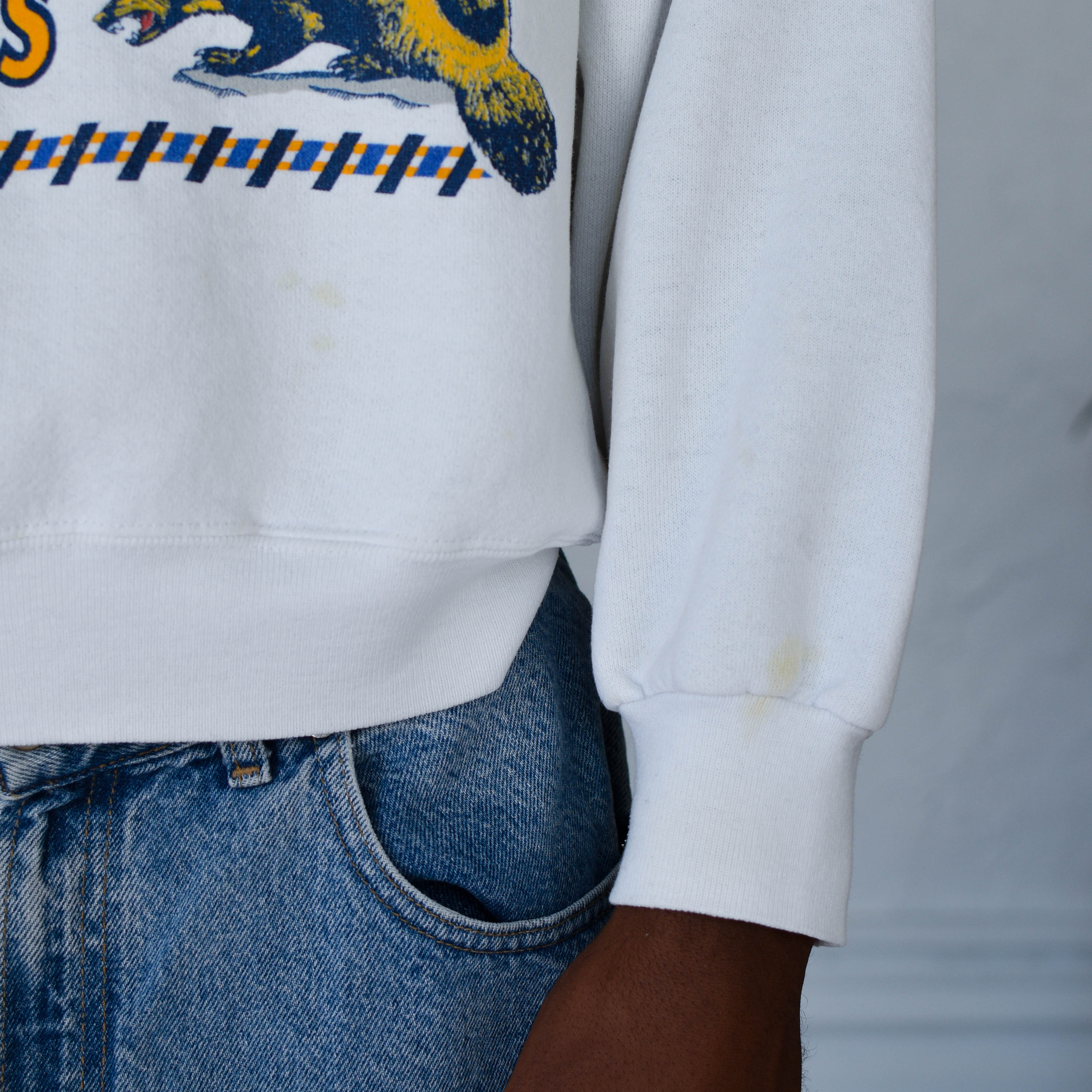 Vintage 90s University of Michigan Gray Sweatshirt
