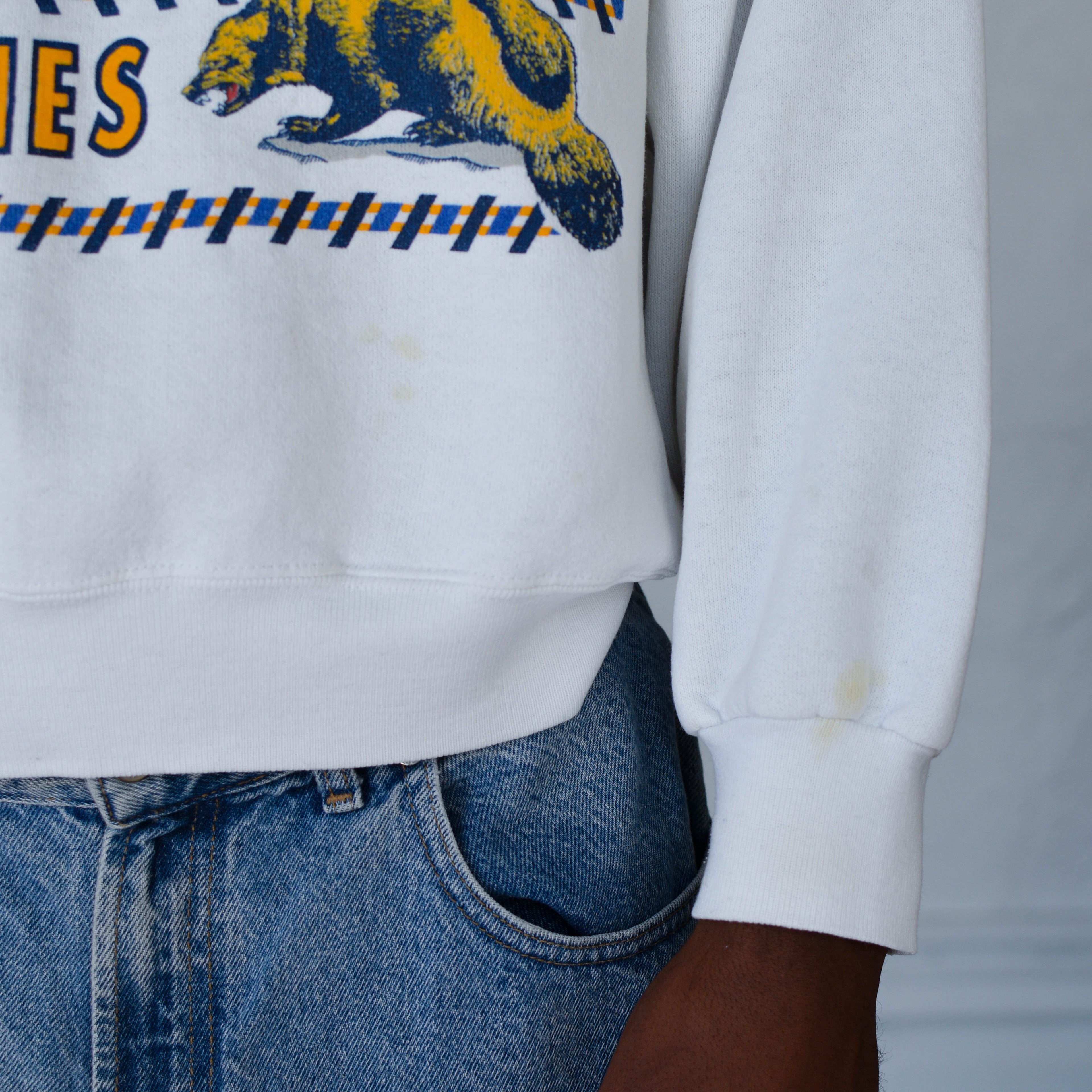 Vintage 90s University of Michigan Gray Sweatshirt