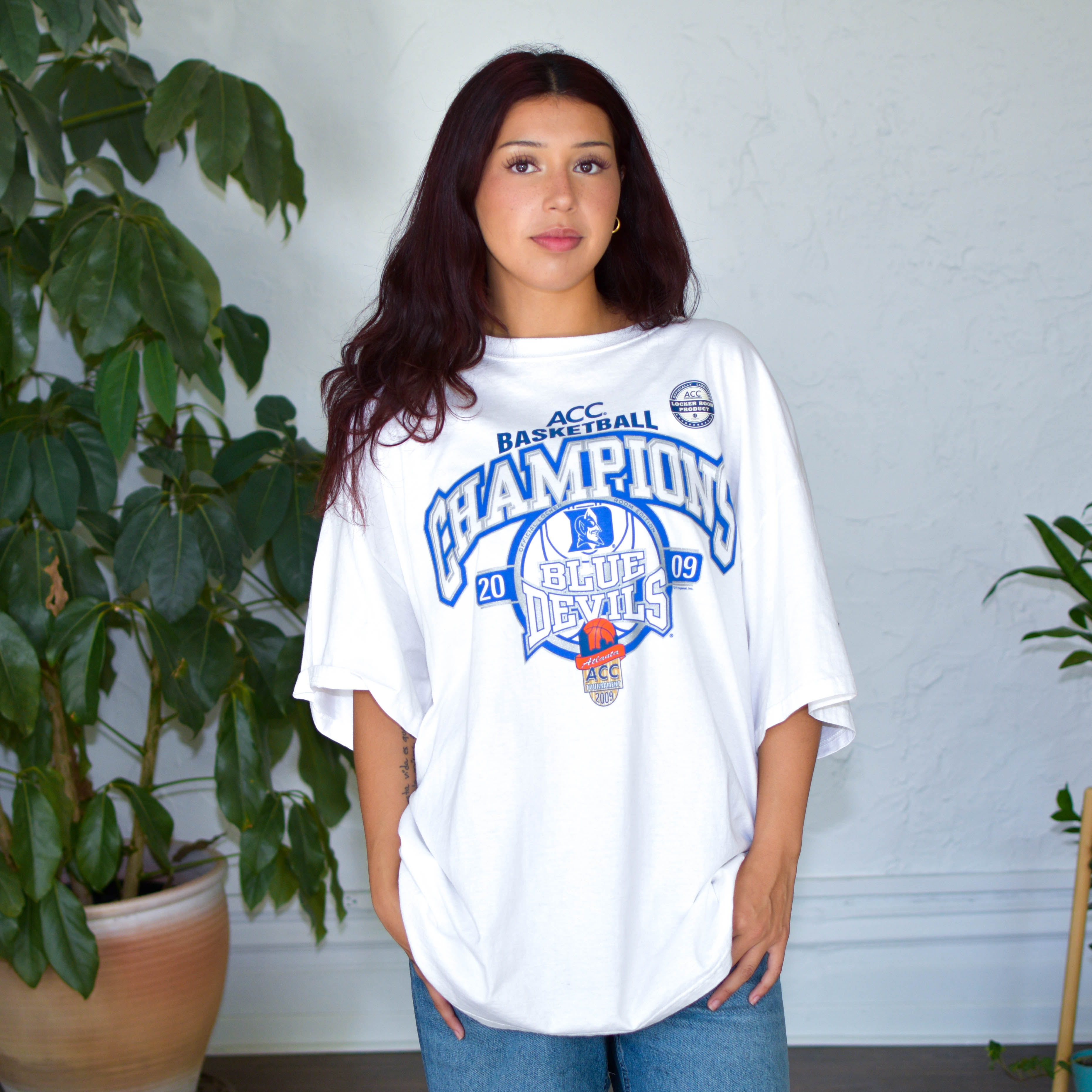 Vintage 2009 Duke University Basketball ACC Champions T-Shirt