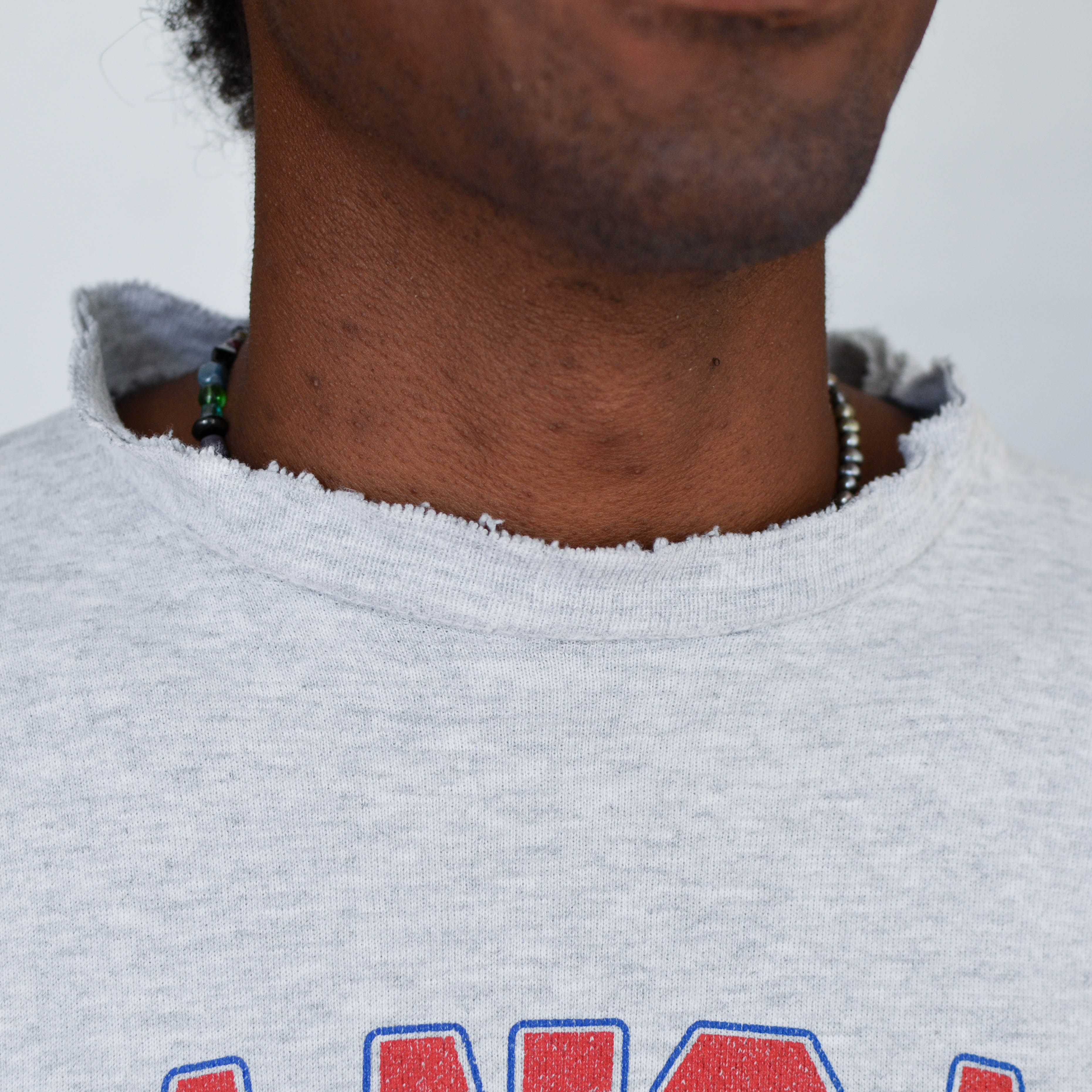 Vintage 80s University of Kansas Gray Crewneck