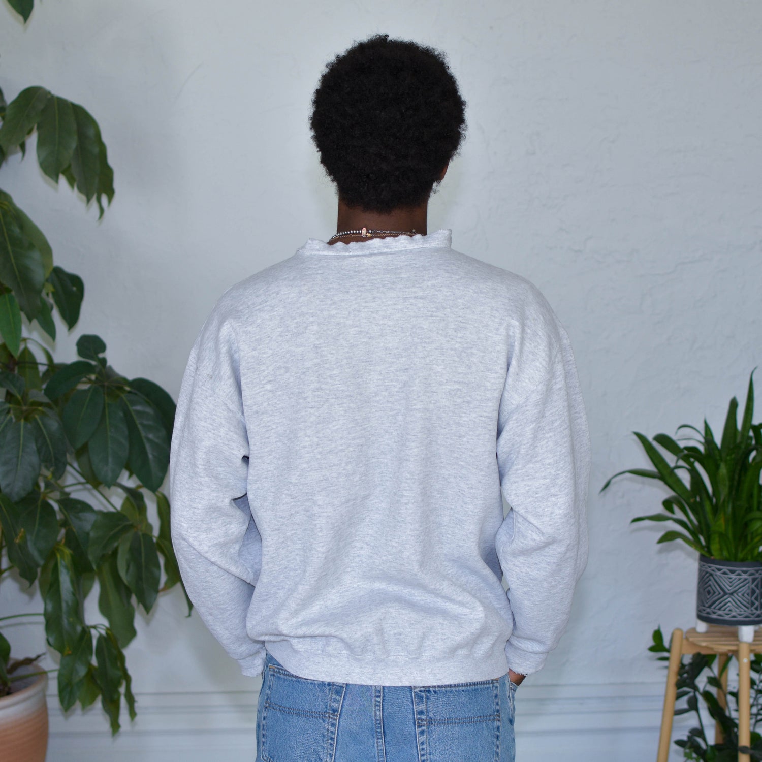 Vintage 80s University of Kansas Gray Crewneck