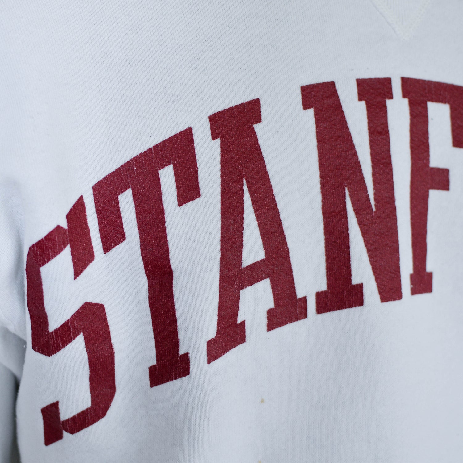 Vintage 90s Stanford University White Sweatshirt