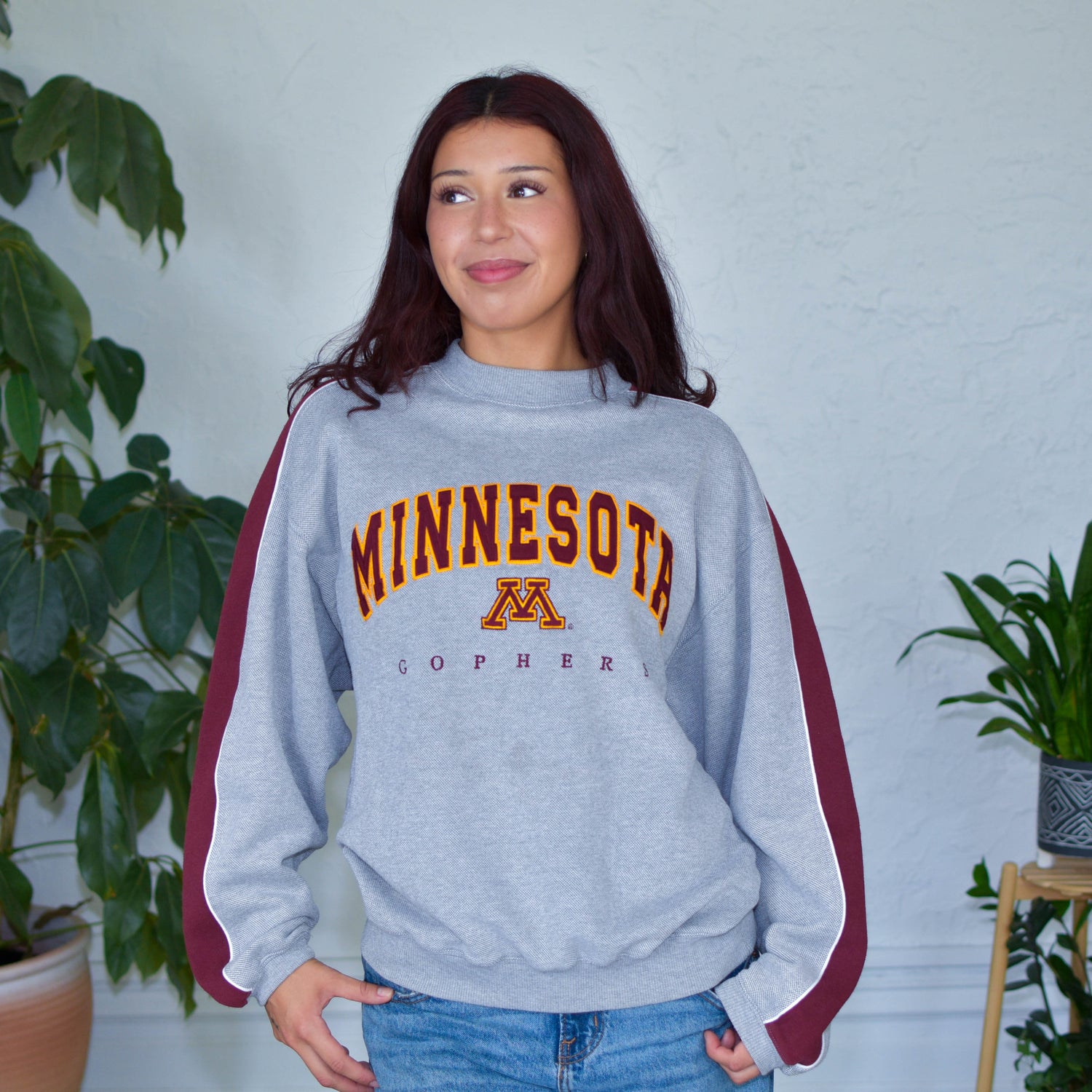 Vintage University of Minnesota Gray Sweatshirt