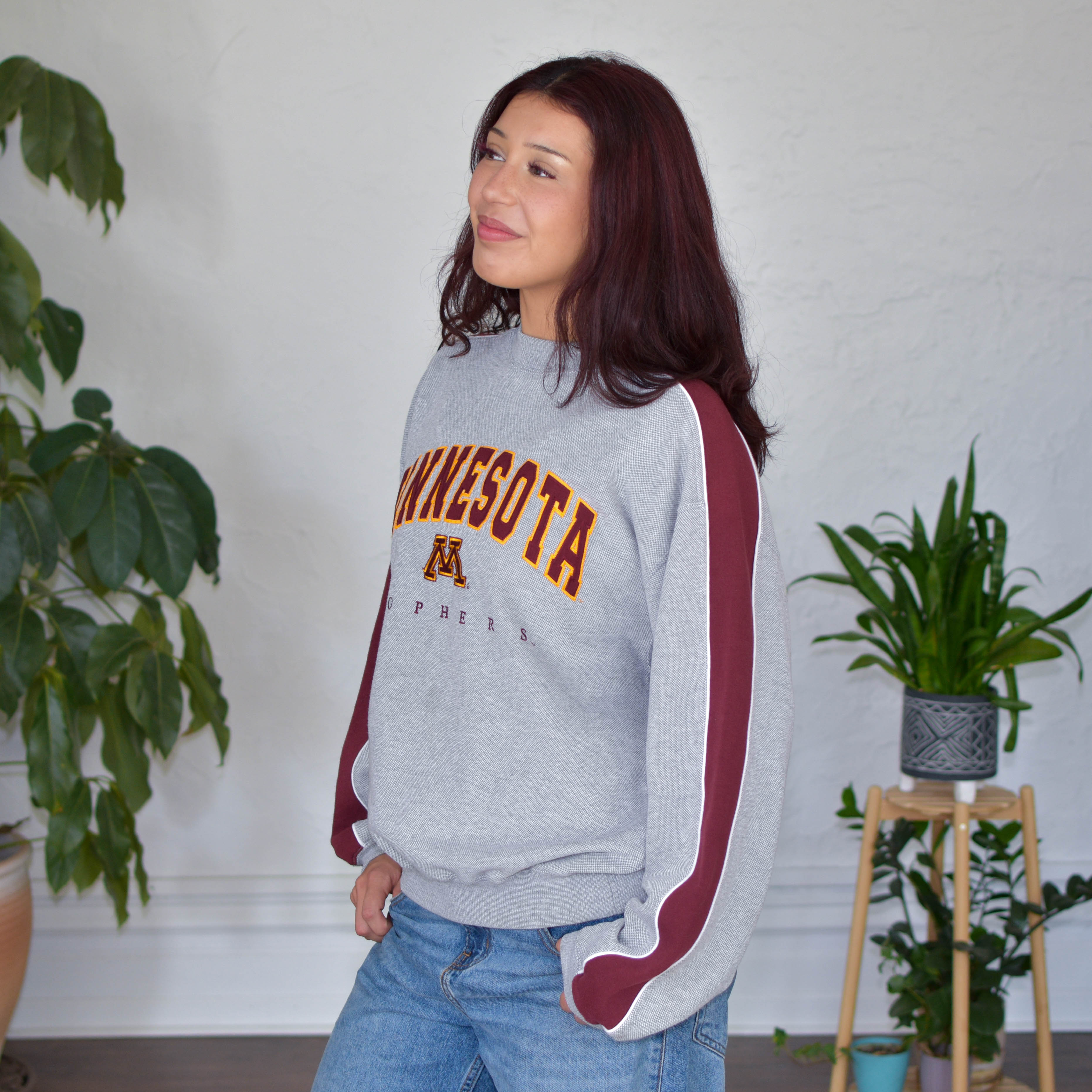 Vintage University of Minnesota Gray Sweatshirt