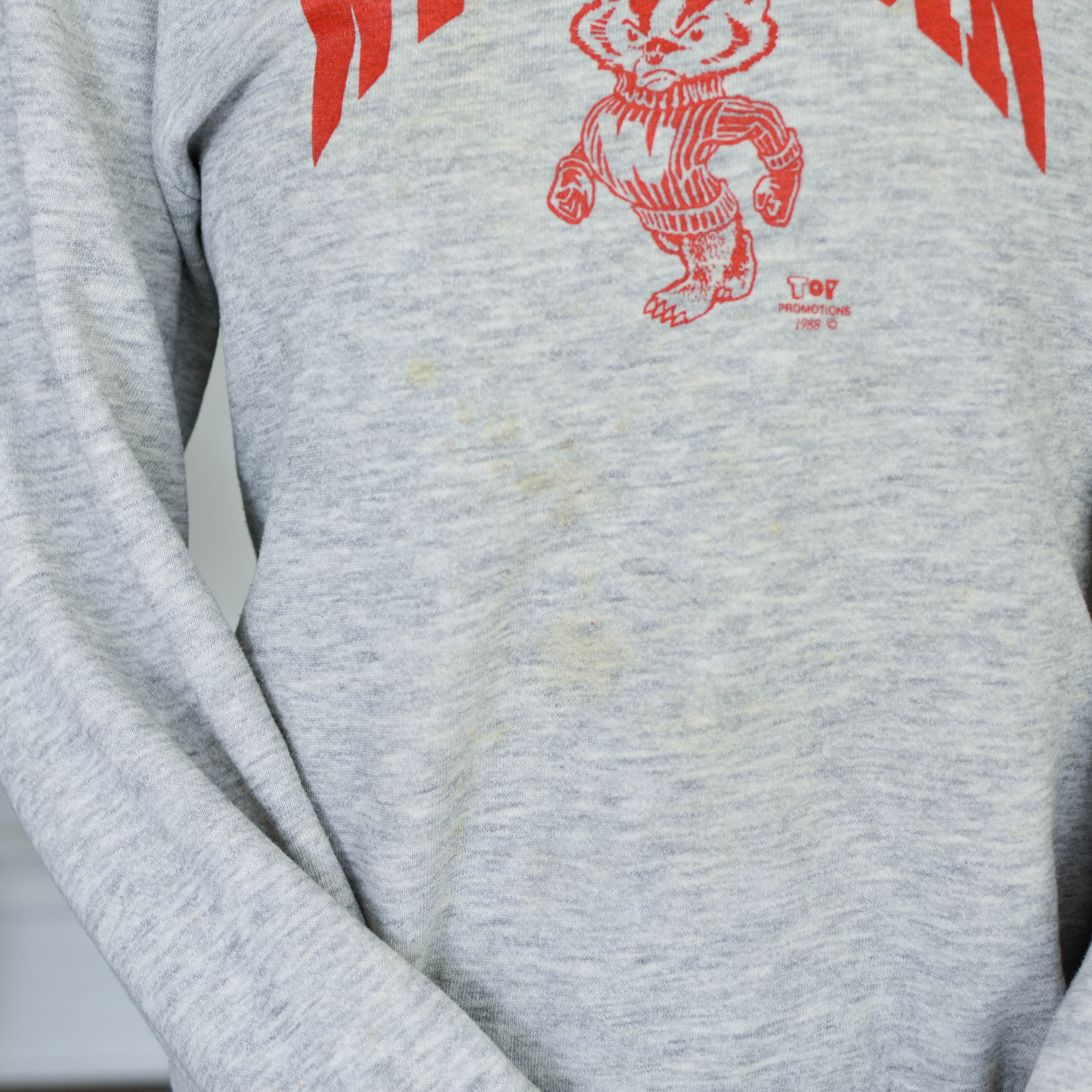 Vintage 80s University of Wisconsin Sweatshirt