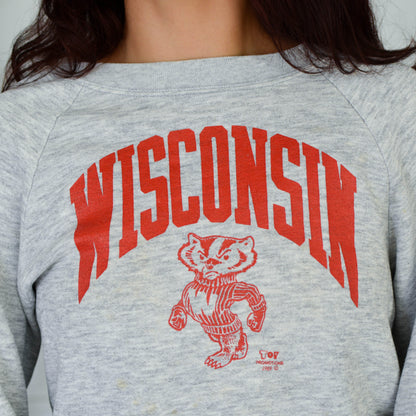 Vintage 80s University of Wisconsin Sweatshirt