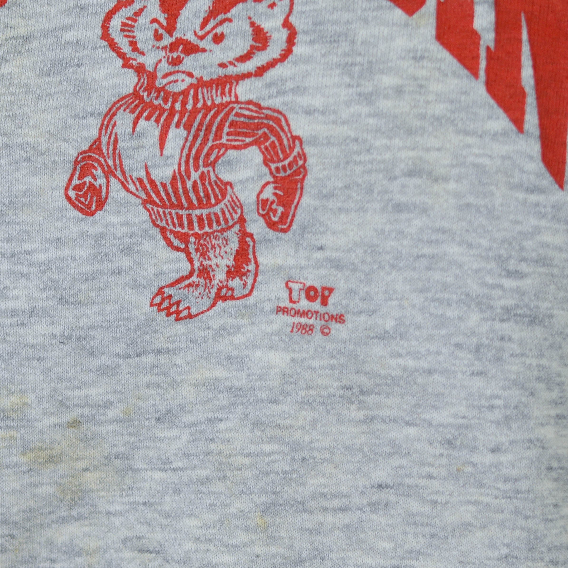 Vintage 80s University of Wisconsin Sweatshirt