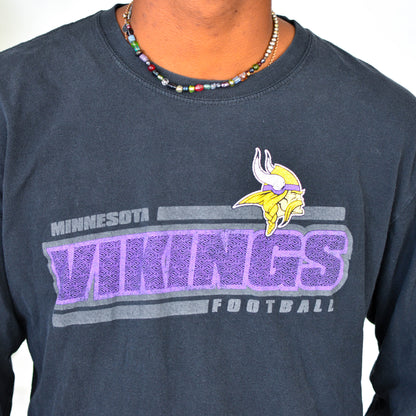 Vintage Minnesota Vikings Long-Sleeve T-Shirt