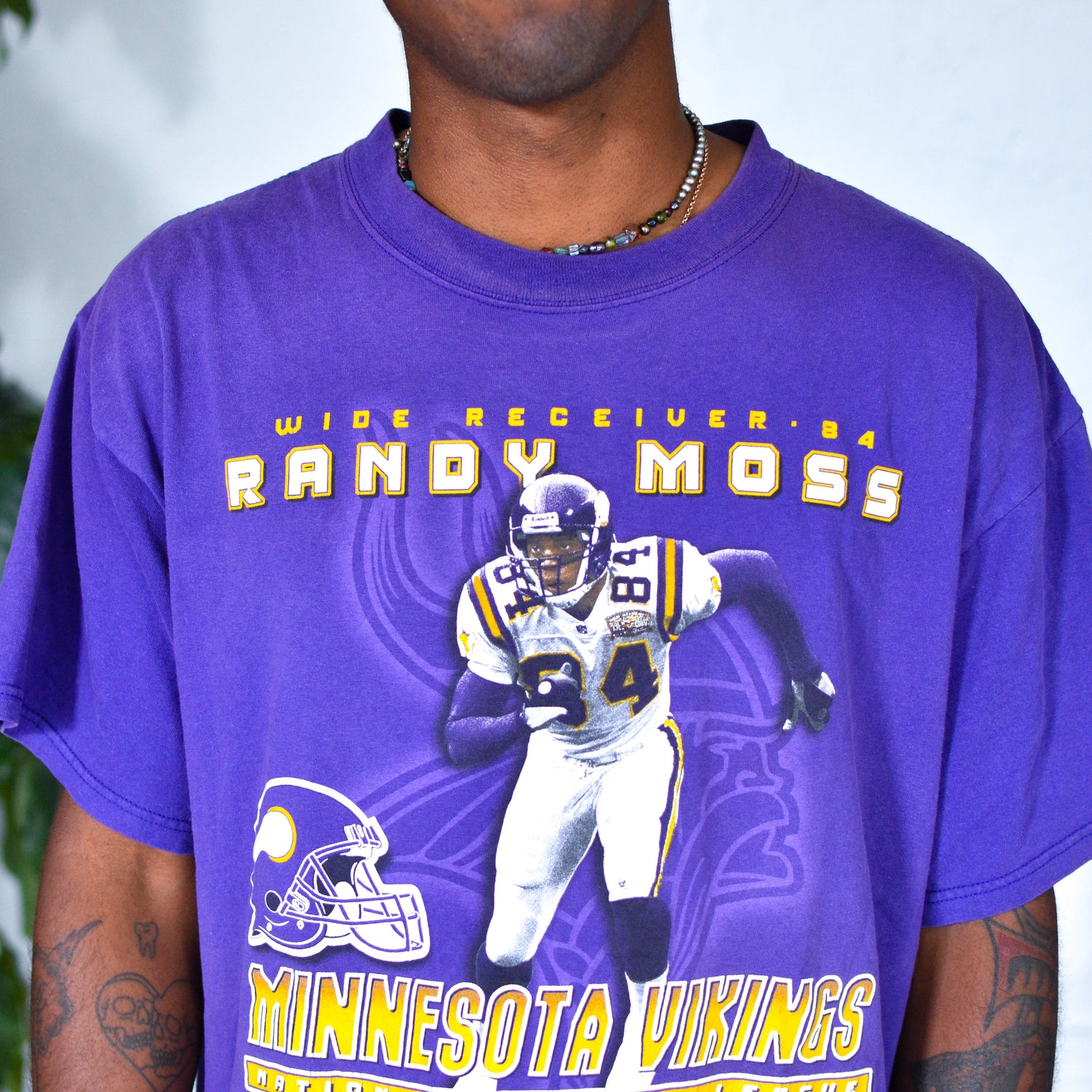 Vintage 90s Randy Moss Minnesota Vikings T-Shirt