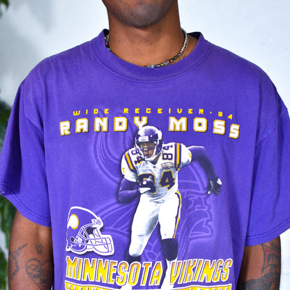 Vintage 90s Randy Moss Minnesota Vikings T-Shirt