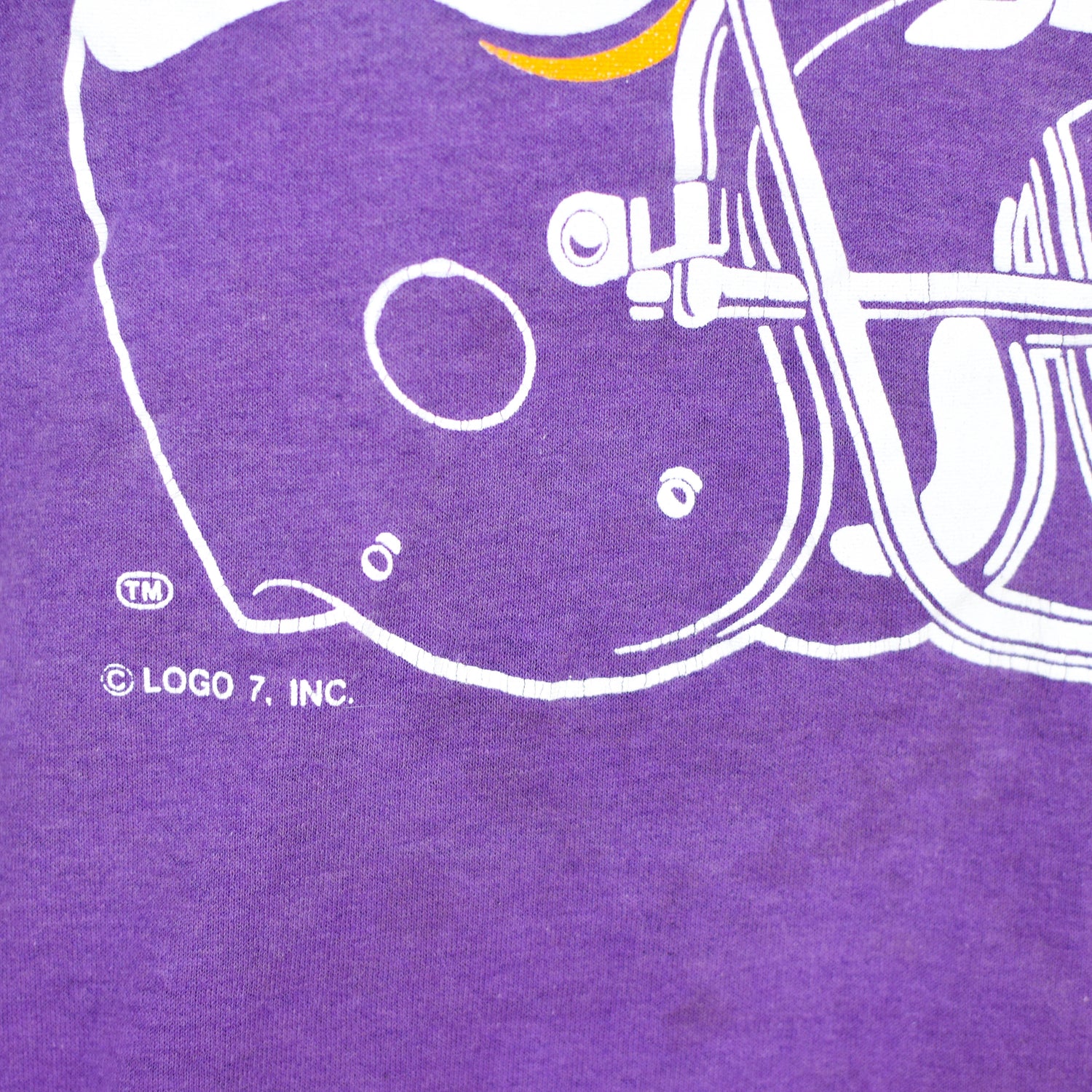 Vintage 80s Minnesota Vikings Logo 7 T-Shirt