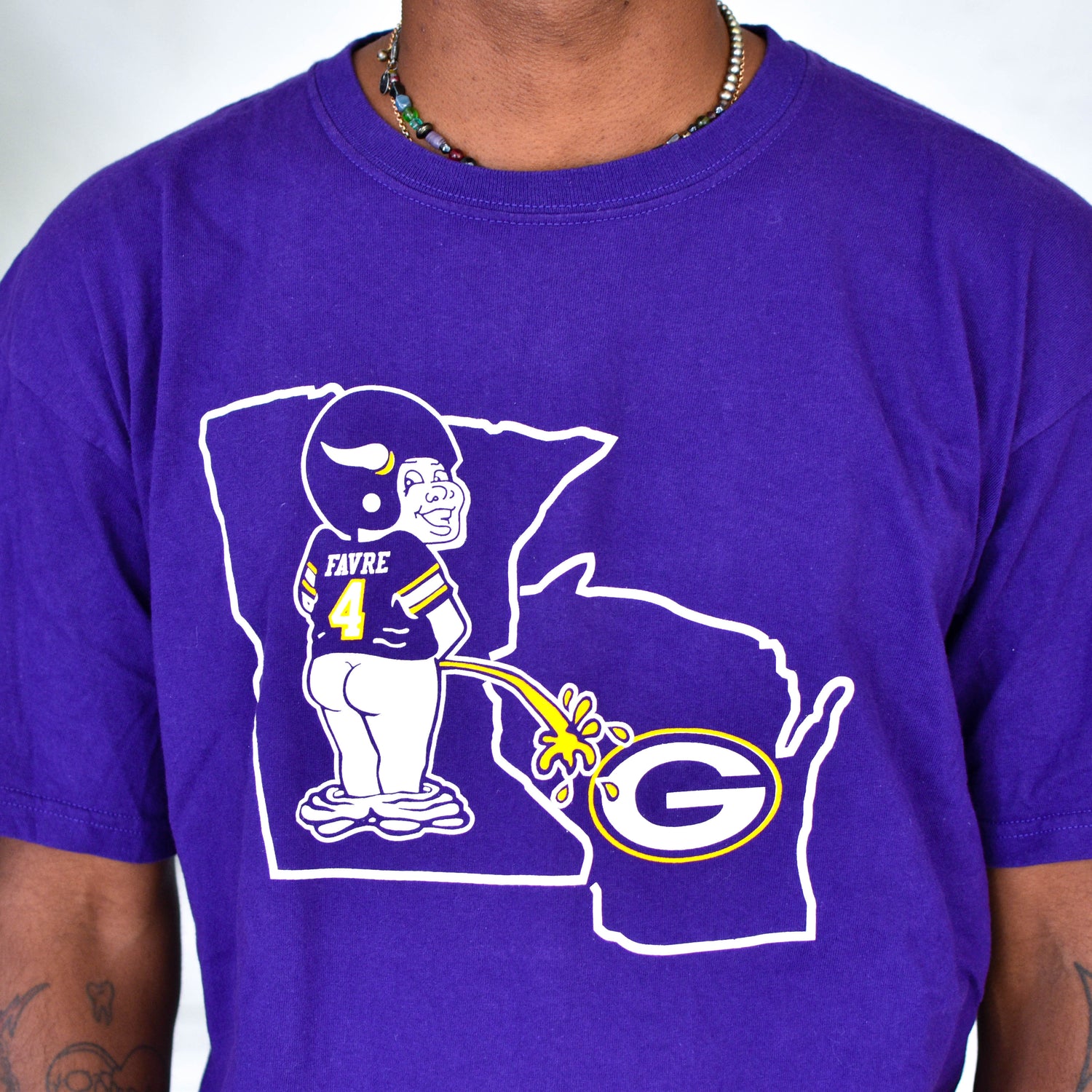 Vintage Minnesota Vikings Brett Favre T-Shirt