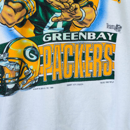 Vintage 1995 Green Bay Packers Brett Favre Caricature Sweatshirt