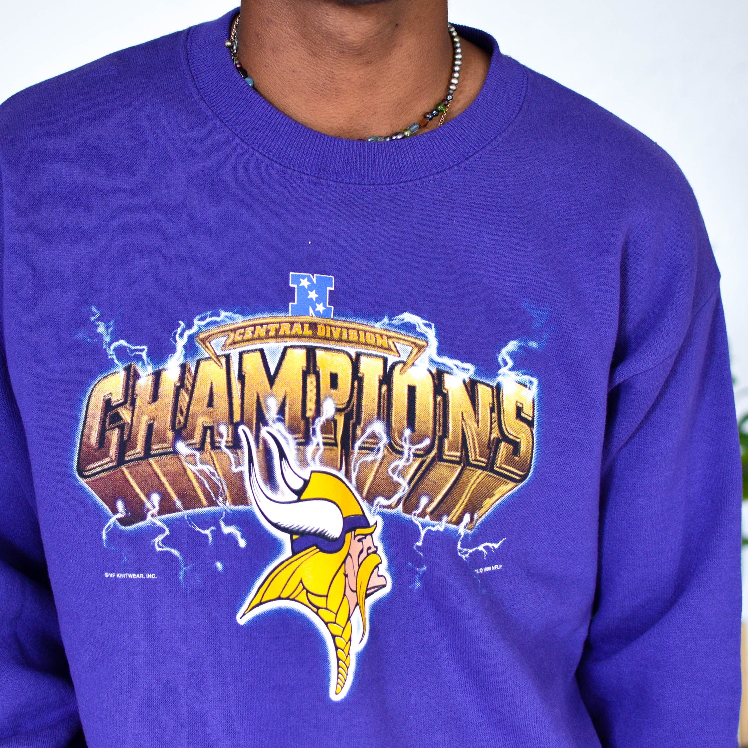 Vintage 1998 Minnesota Vikings Lightning Sweatshirt