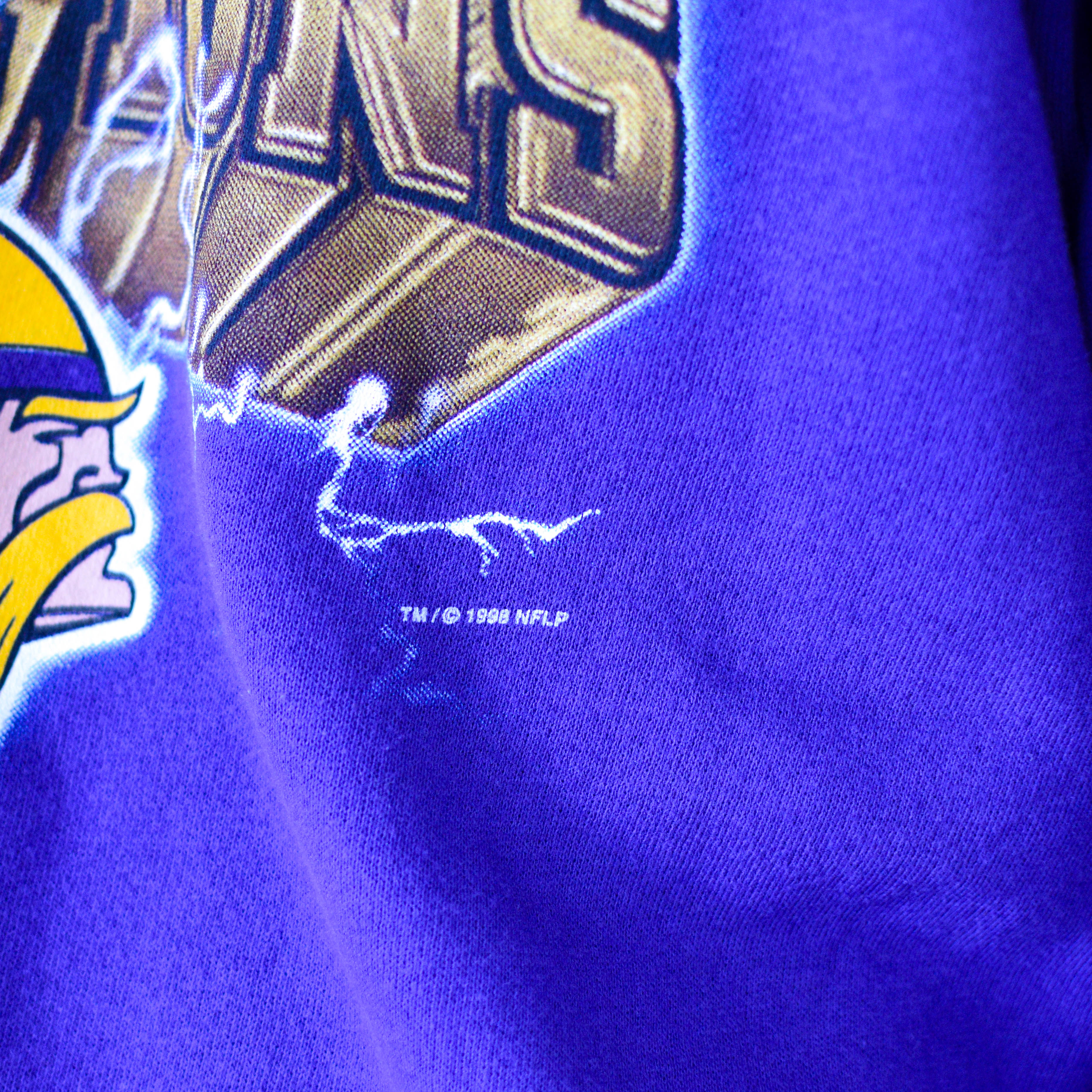 Vintage 1998 Minnesota Vikings Lightning Sweatshirt