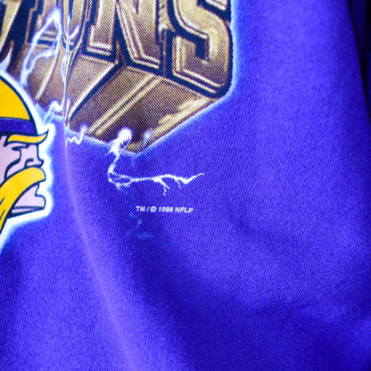 Vintage 1998 Minnesota Vikings Lightning Sweatshirt