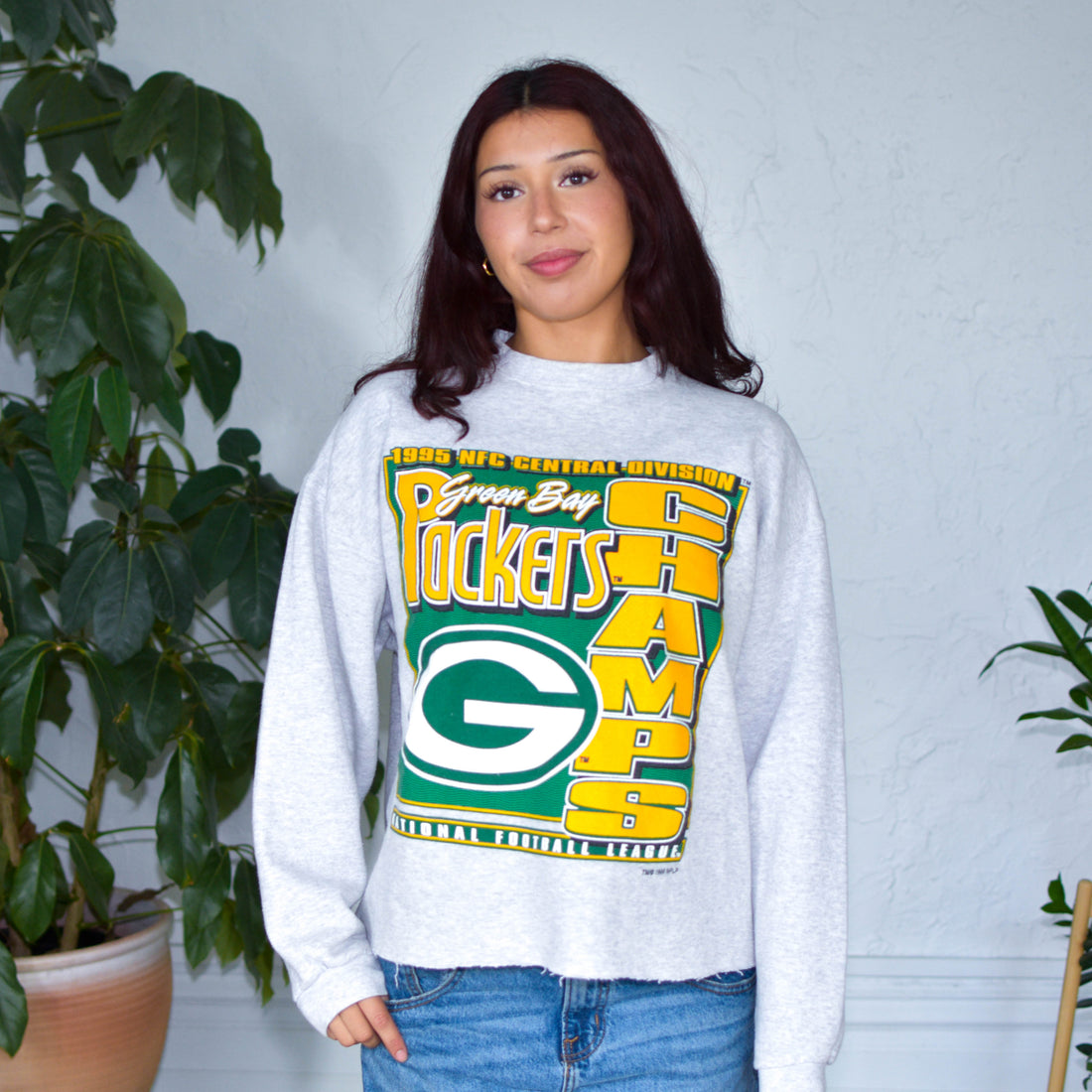 Vintage 1995 Green Bay Packers NFC Central Champions Sweatshirt