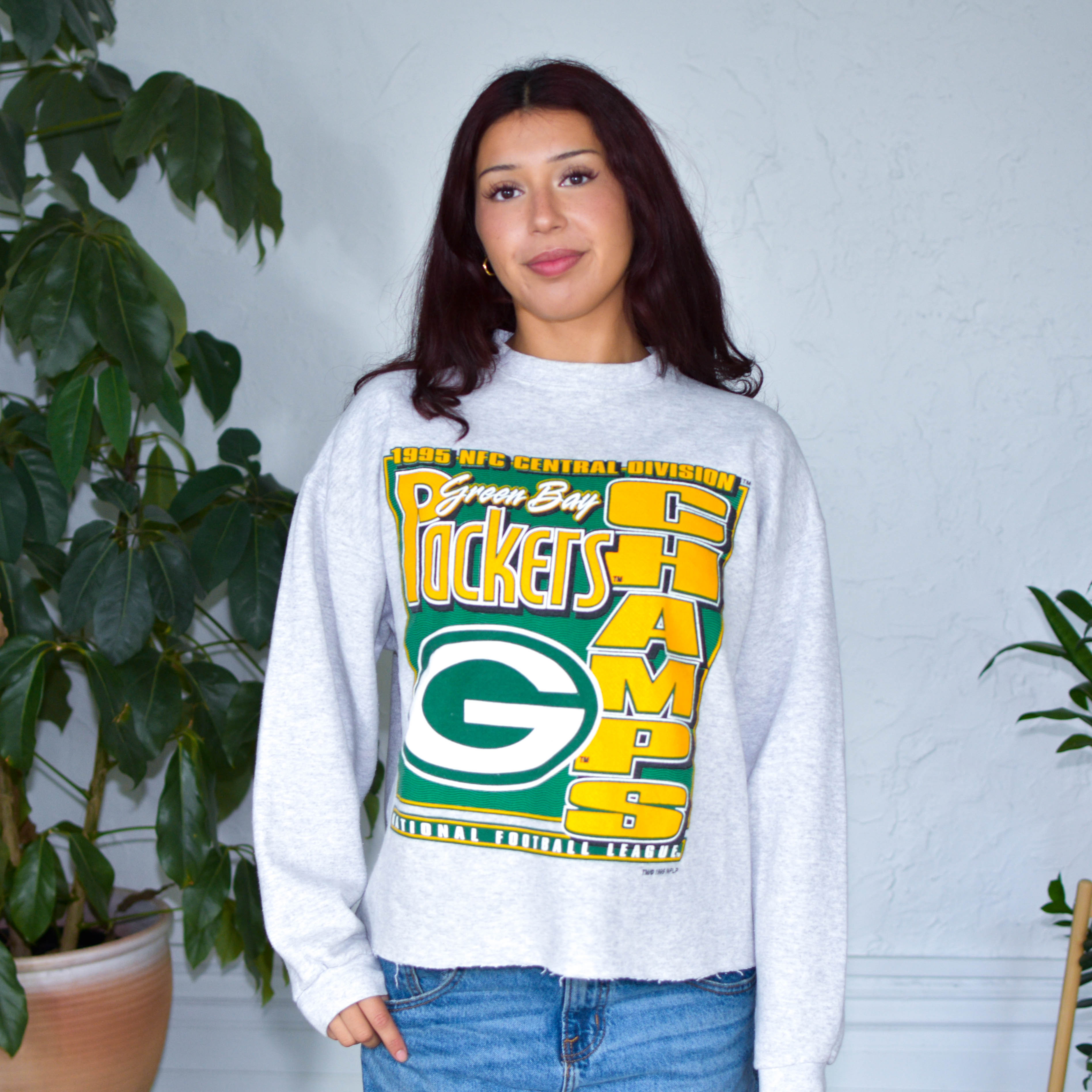Vintage 1995 Green Bay Packers NFC Central Champions Sweatshirt