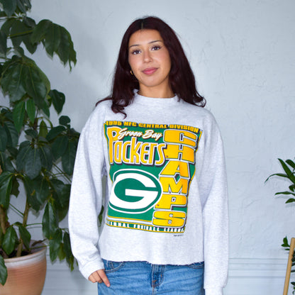 Vintage 1995 Green Bay Packers NFC Central Champions Sweatshirt